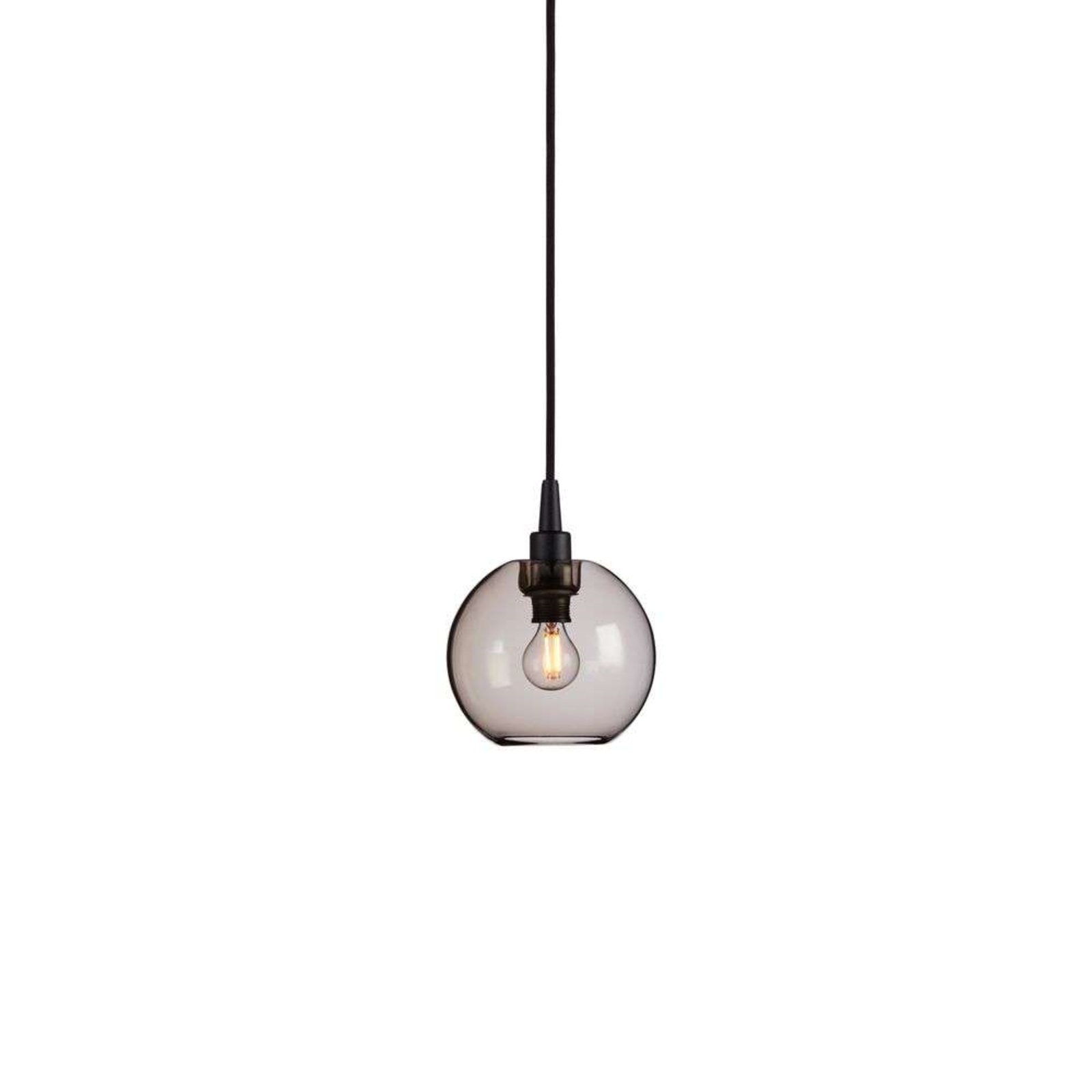 Gloria Lustră Pendul Ø160 Black/Smoky Glass - Belid