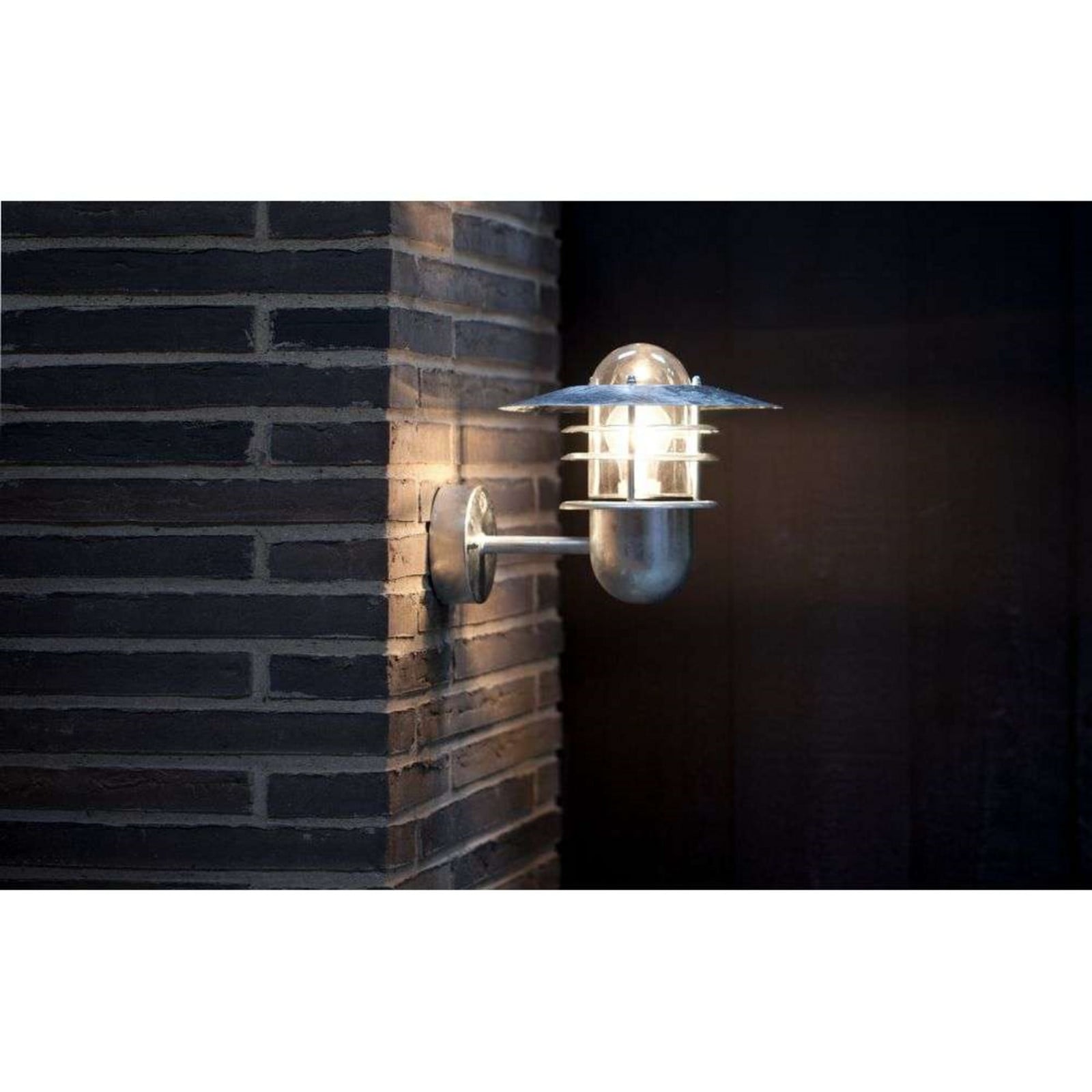 Agger V&auml;gglampa Galvanised Nordlux - Terrass - Metall