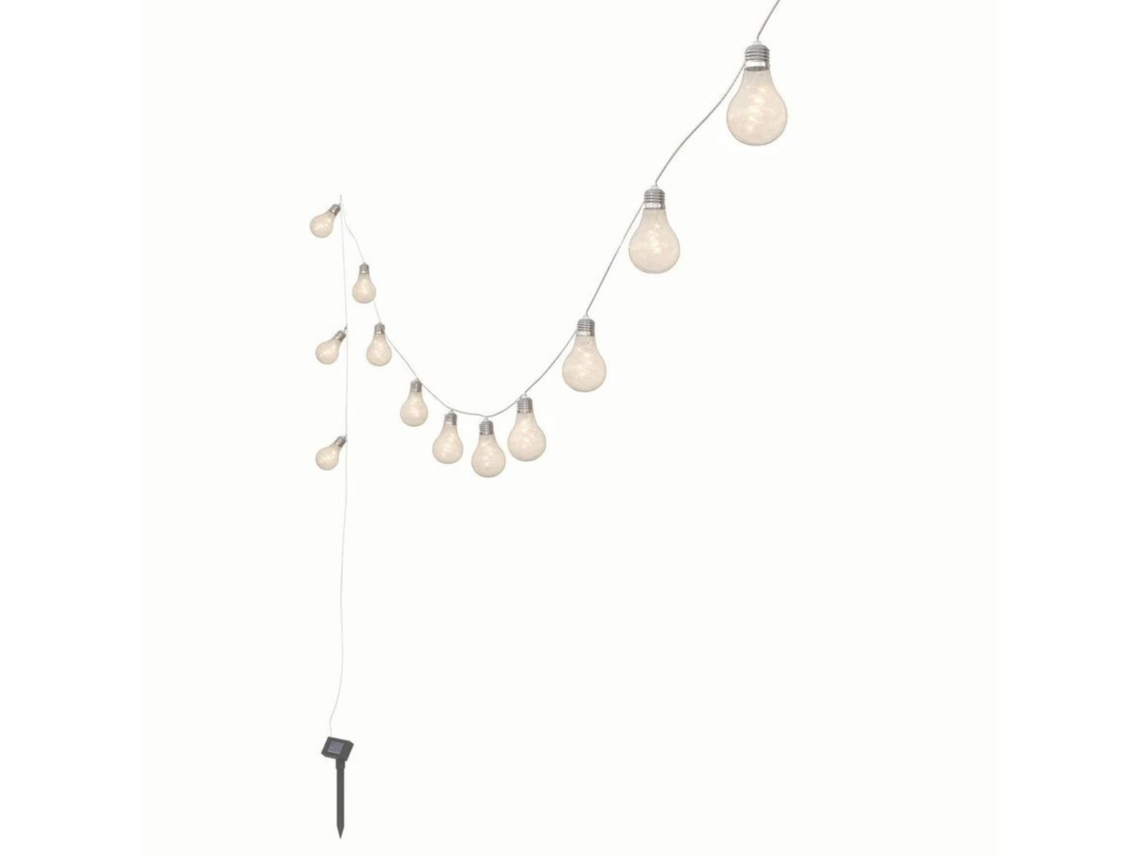 Lampini Solar Cell String Light Clear - Lindby