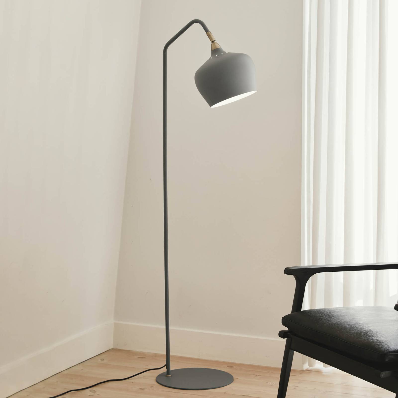 FRANDSEN Cohen lampadaire gris mat