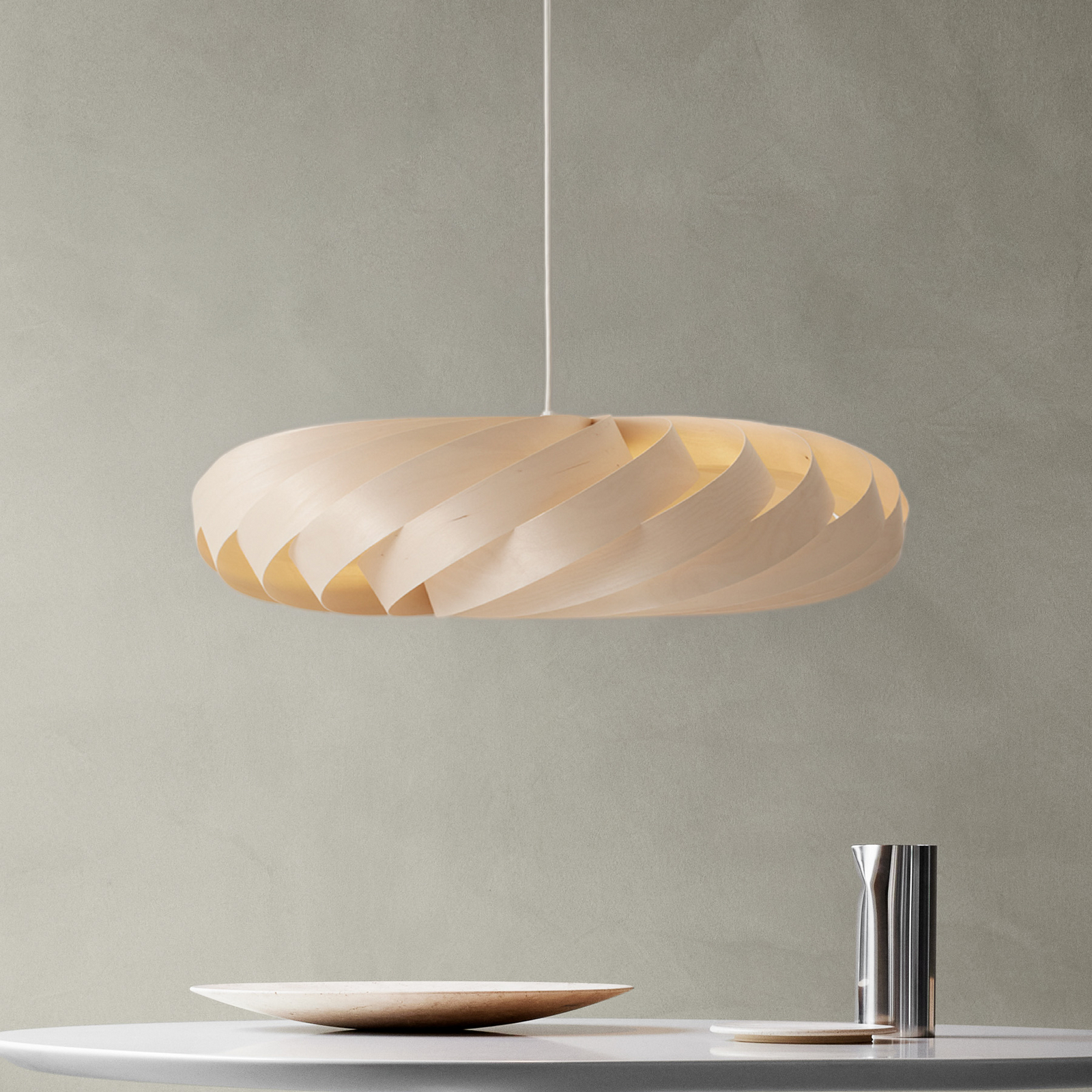 TR5 Pendant Ø80 Birch Natural - Tom Rossau