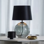 PR Home Jonna table lamp Ø 25cm smoked glass/black