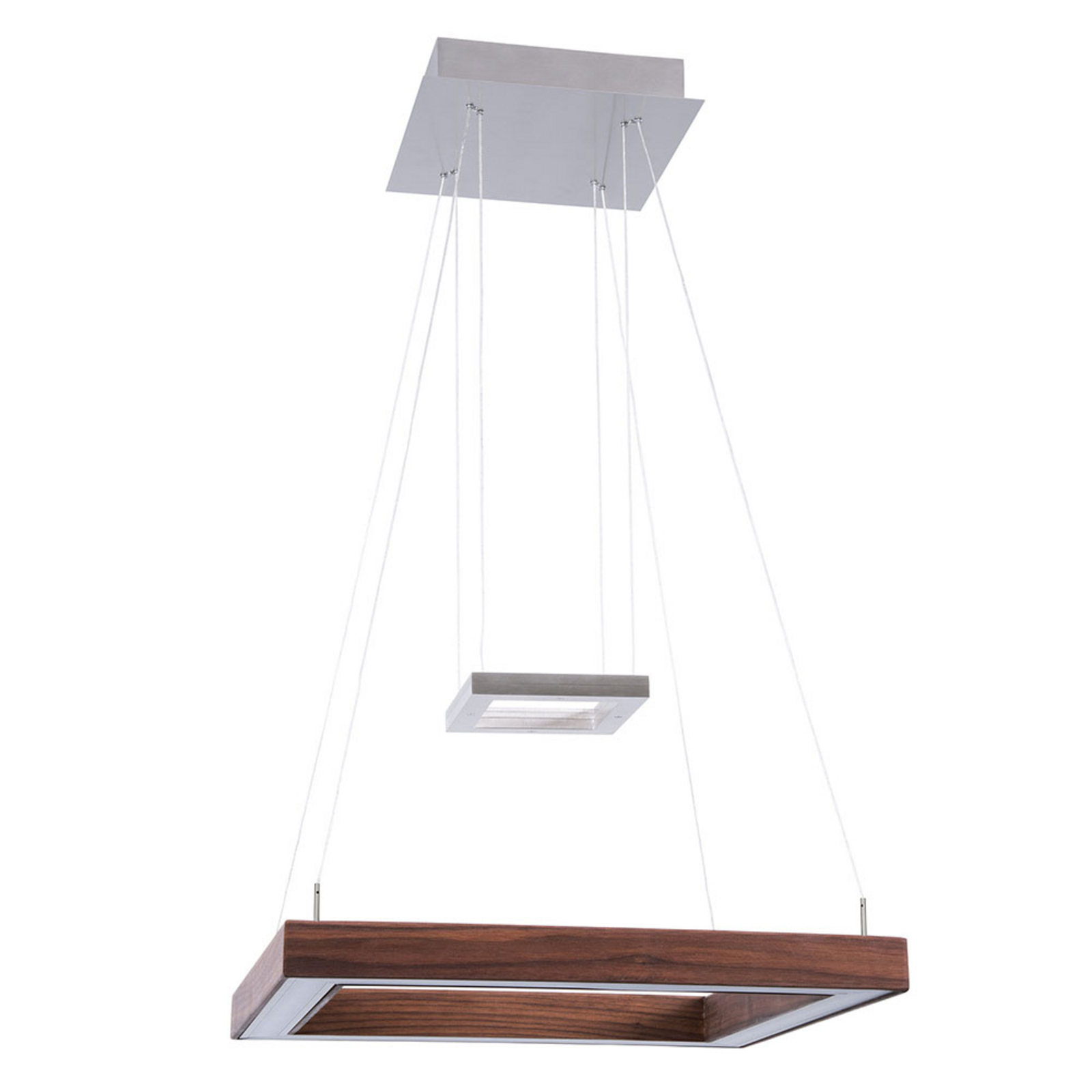 HerzBlut Leonora LED-Hängelampe KlickDim, 50x50cm