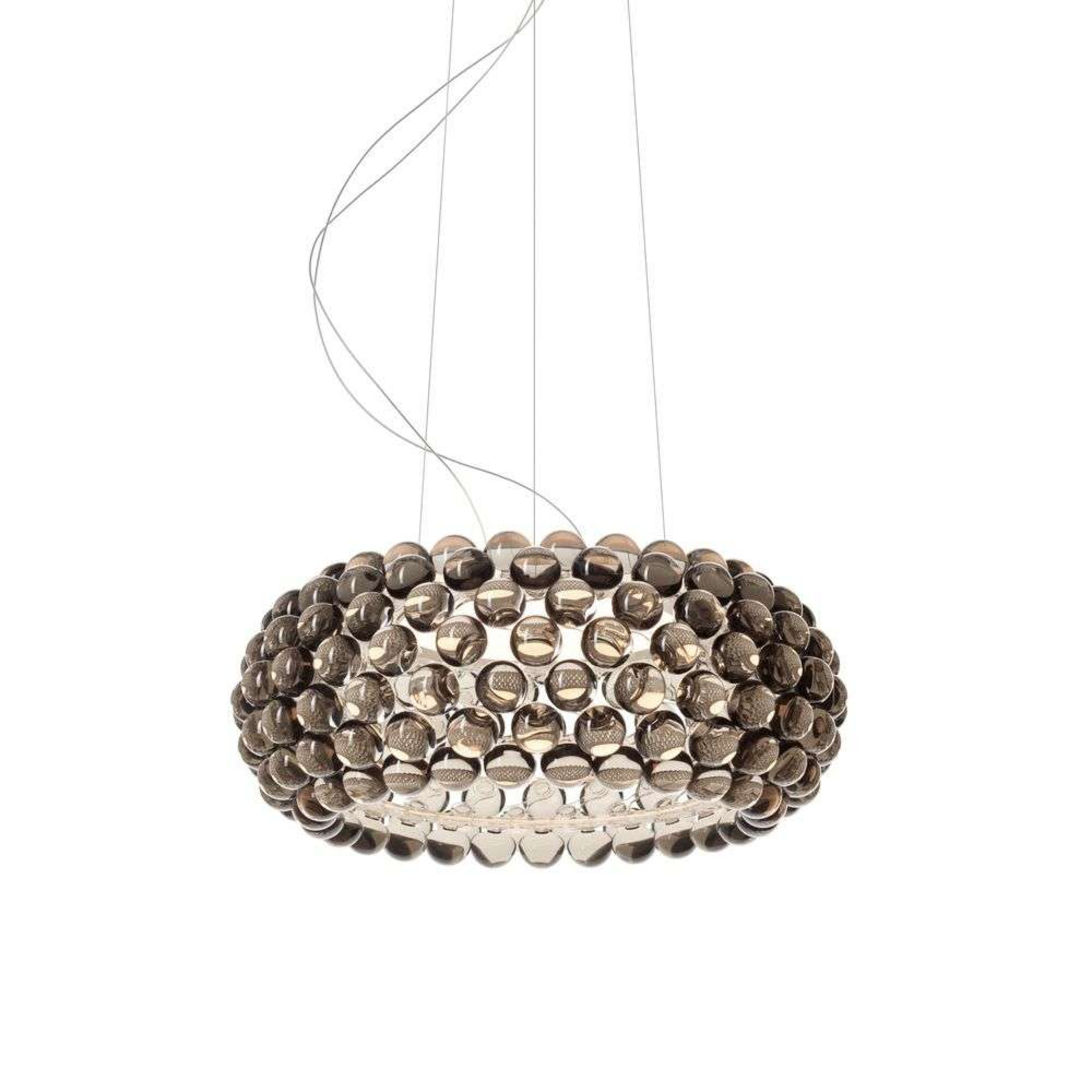 Caboche Plus Media LED Suspension Dim. Grey - Foscarini