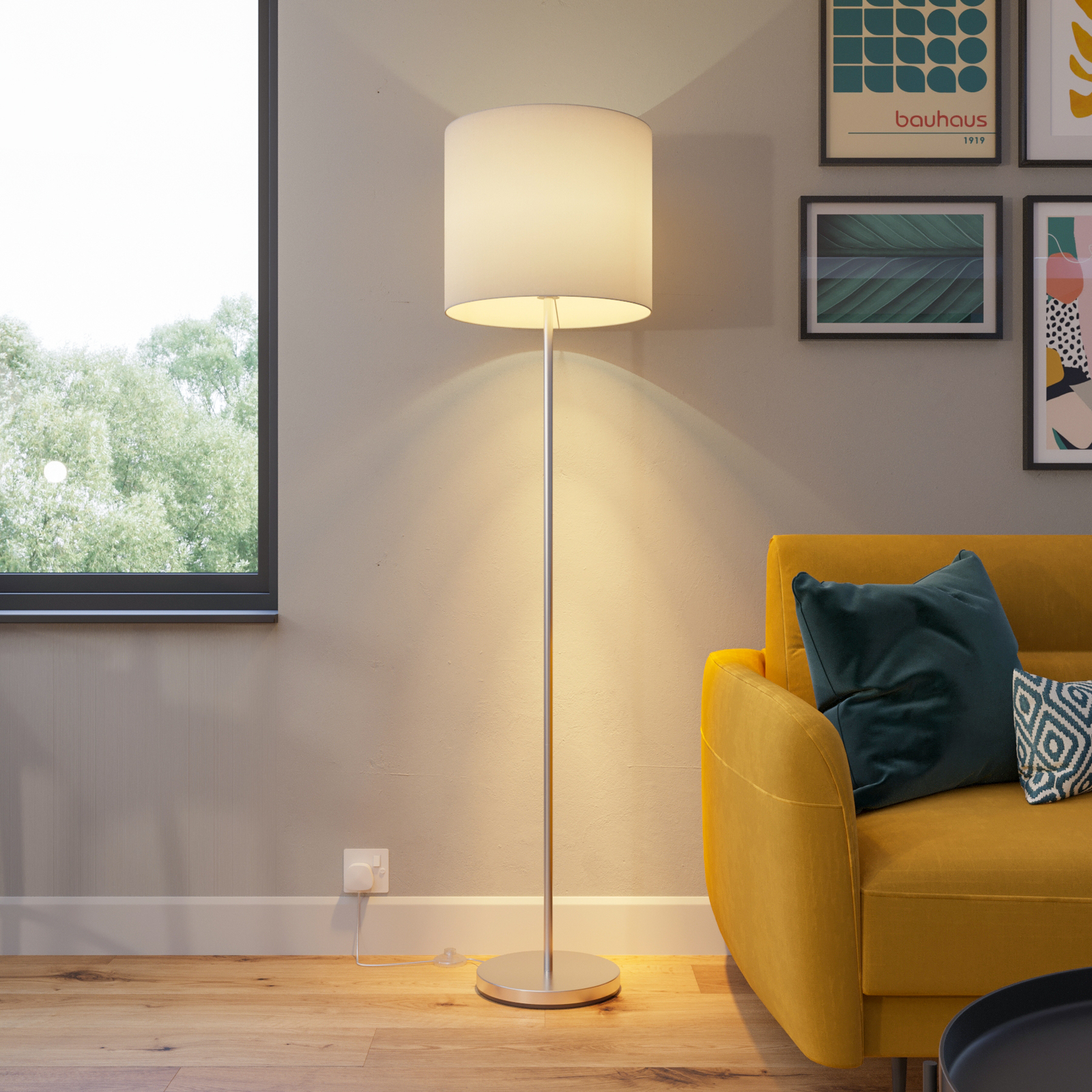 Lindby Smart LED-lattiavalaisin Everly app, RGB