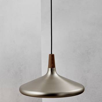 Hanglamp Nori van metaal, staalkleurig, Ø 39 cm