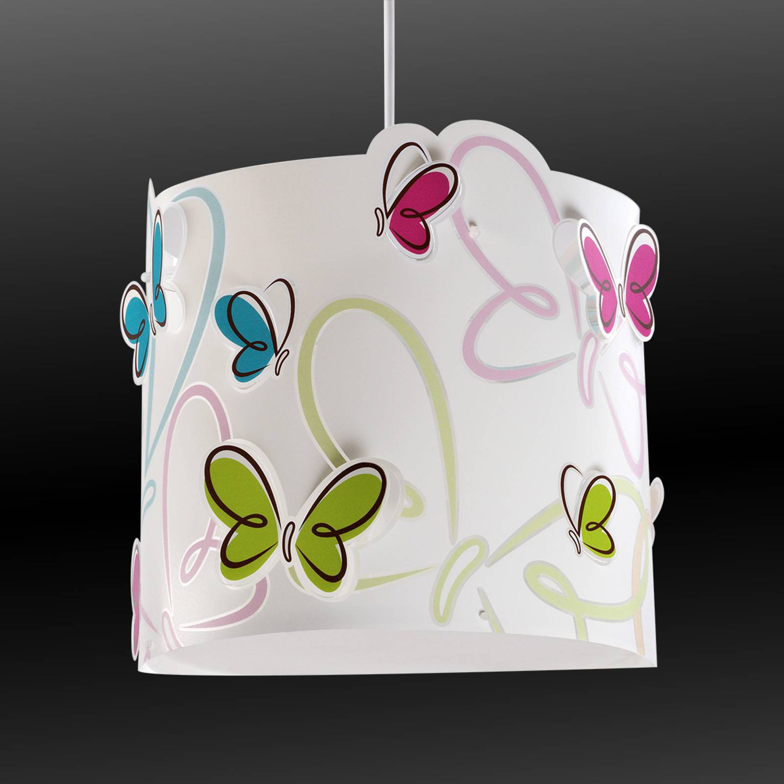 Przypominająca sprężynę lampa wisząca Butterfly