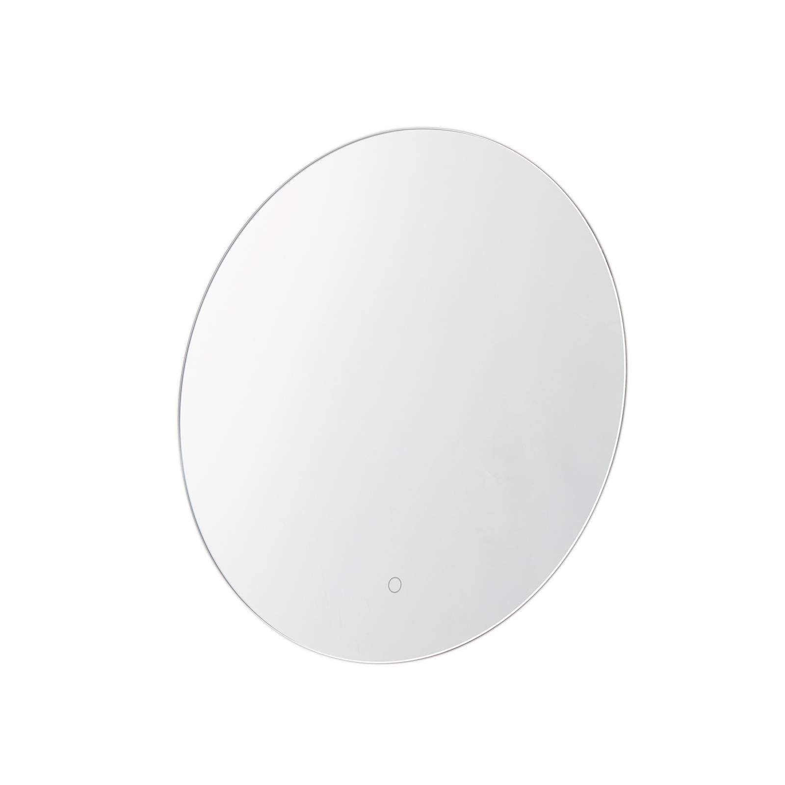 Lucande LED-Spiegel Celestiel, rund, beheizbar, CCT, Ø 60 cm