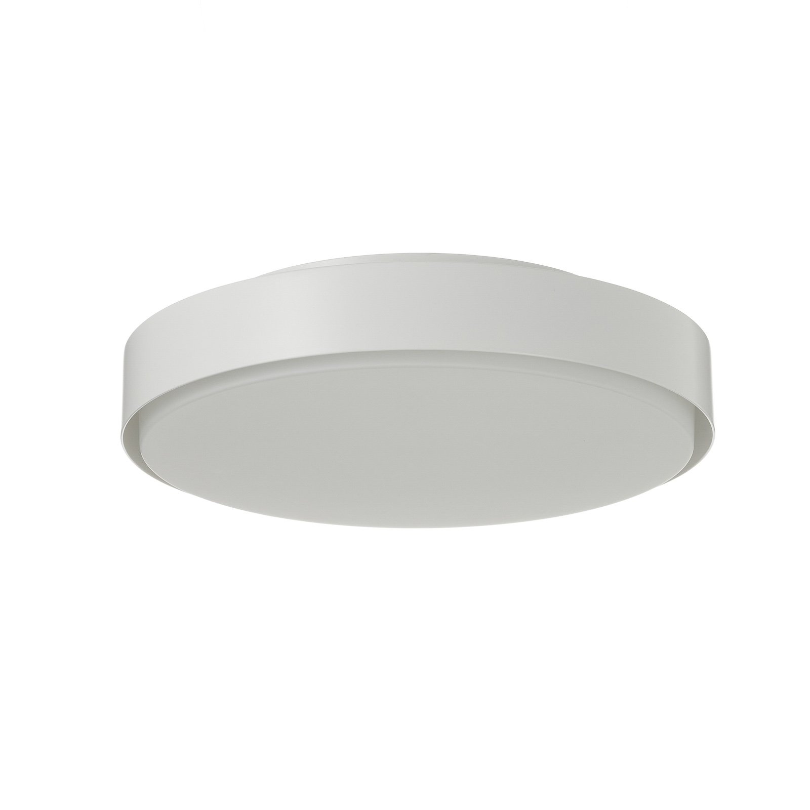 BEGA 34278 LED ceiling light, white, Ø 36 cm, DALI