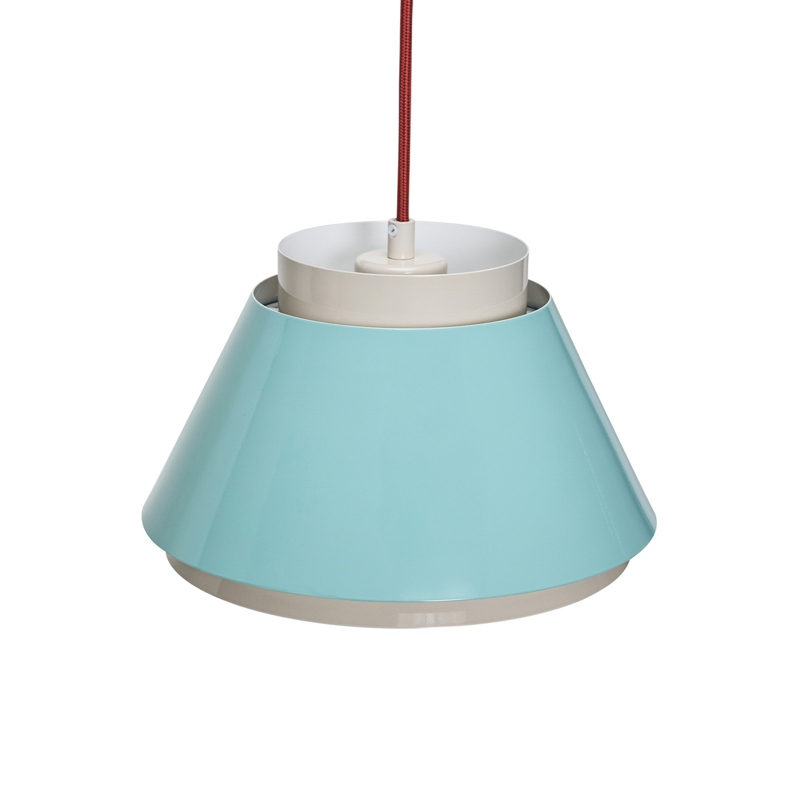 Remi hänglampa blå/beige Ø 25 cm – Hübsch