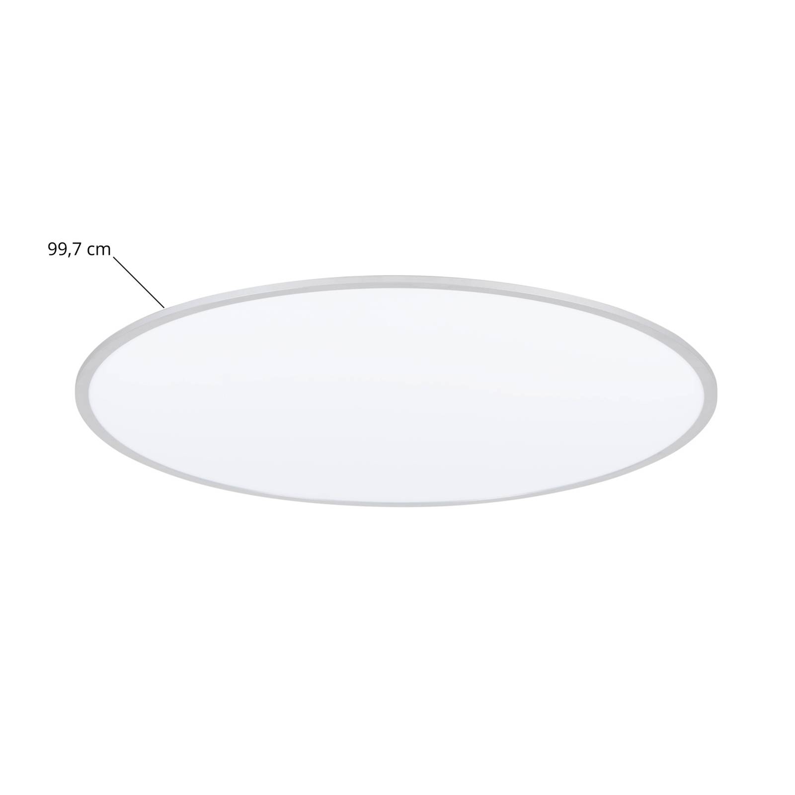 Lampa sufitowa LED Narima, 4000 K, Ø 100 cm, srebrny