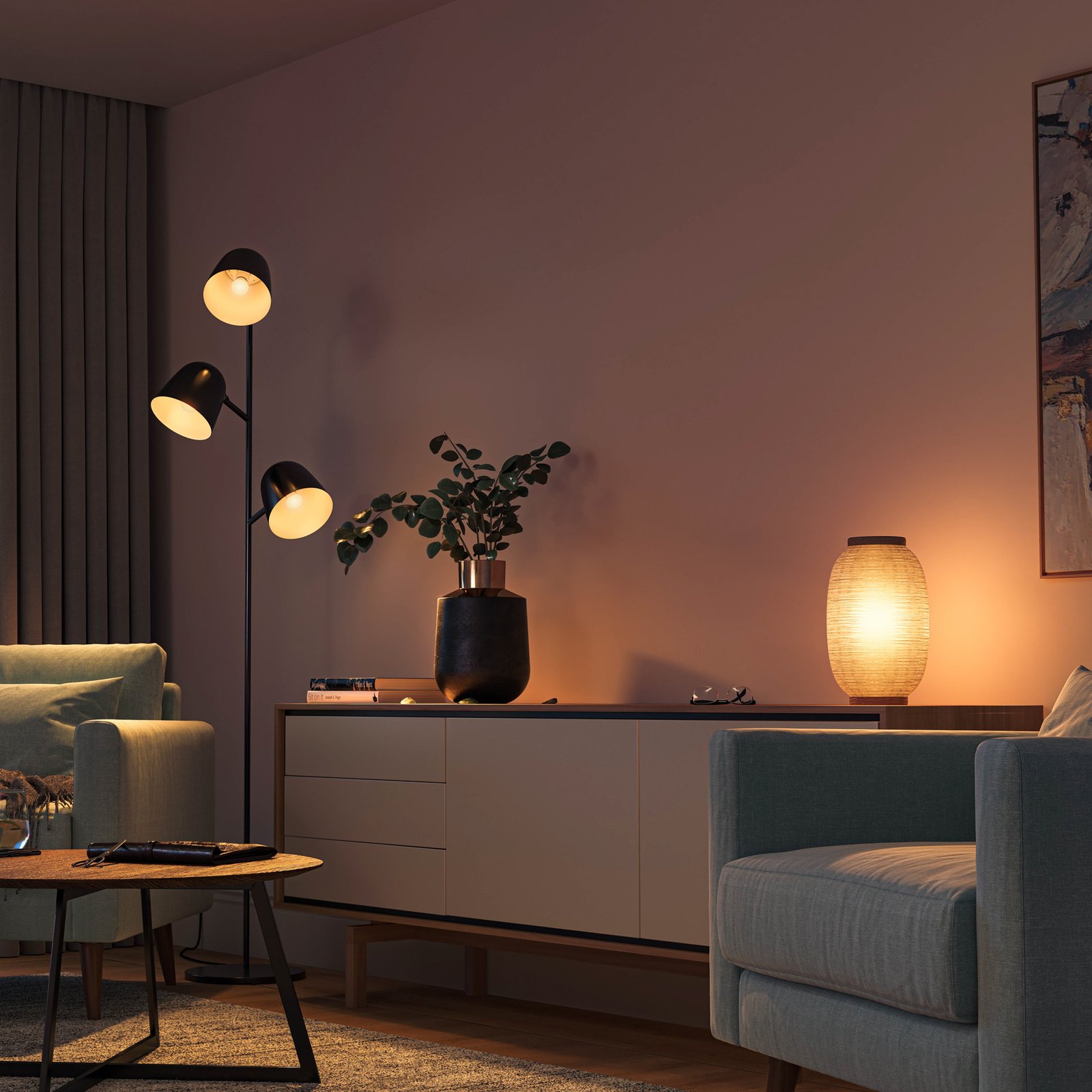Pære Philips Hue White&Amb. 5,1W Luster Tropfen 2 pack. E14 - Philips Hue