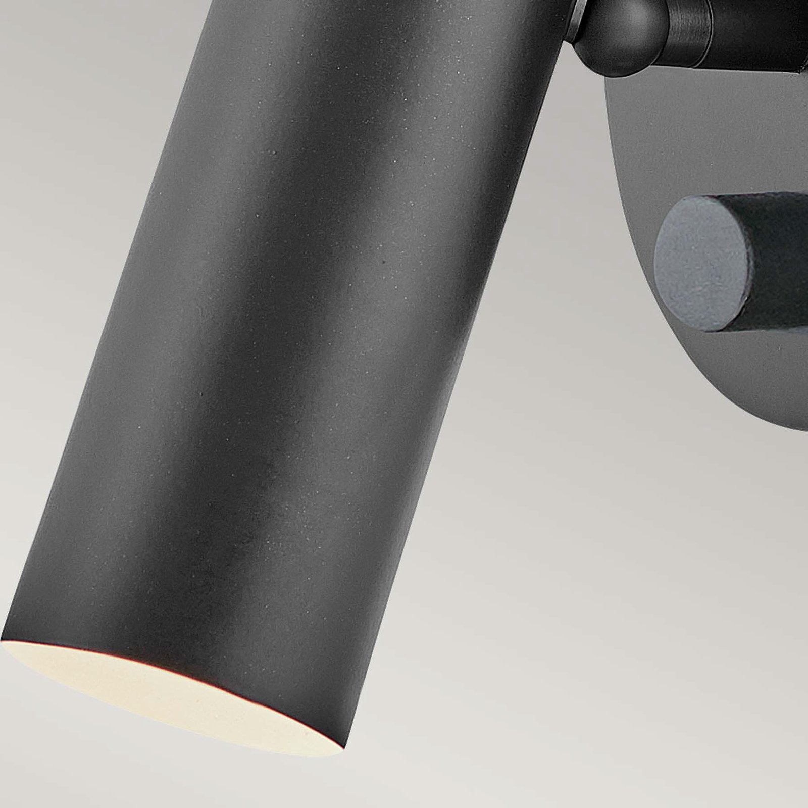 LED nástenné bodové svietidlo Dax so stmievačom, čierne