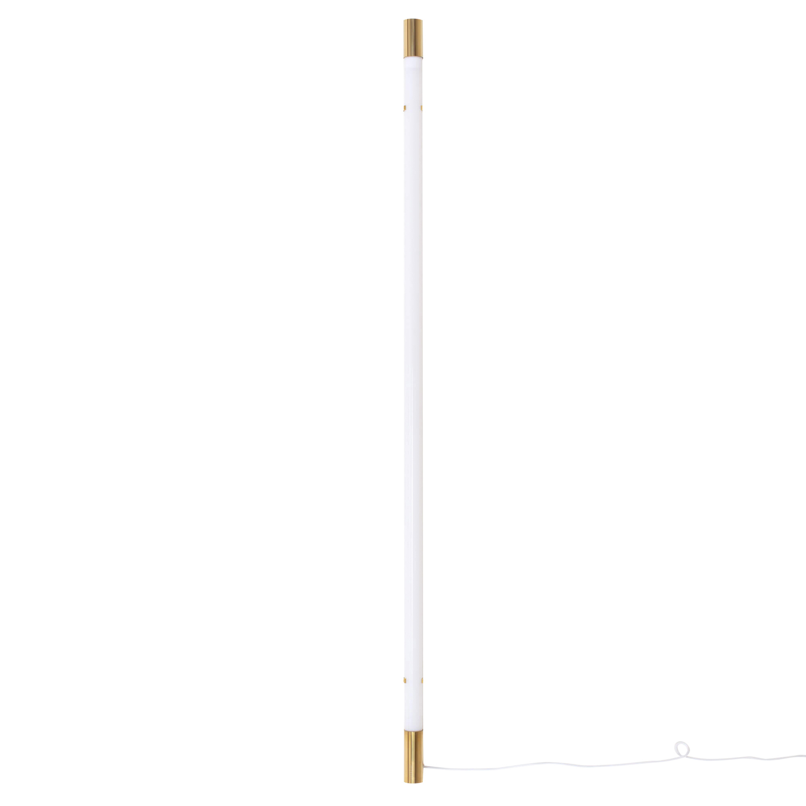 LED-vegglampe Linea Gold, lysende stripe