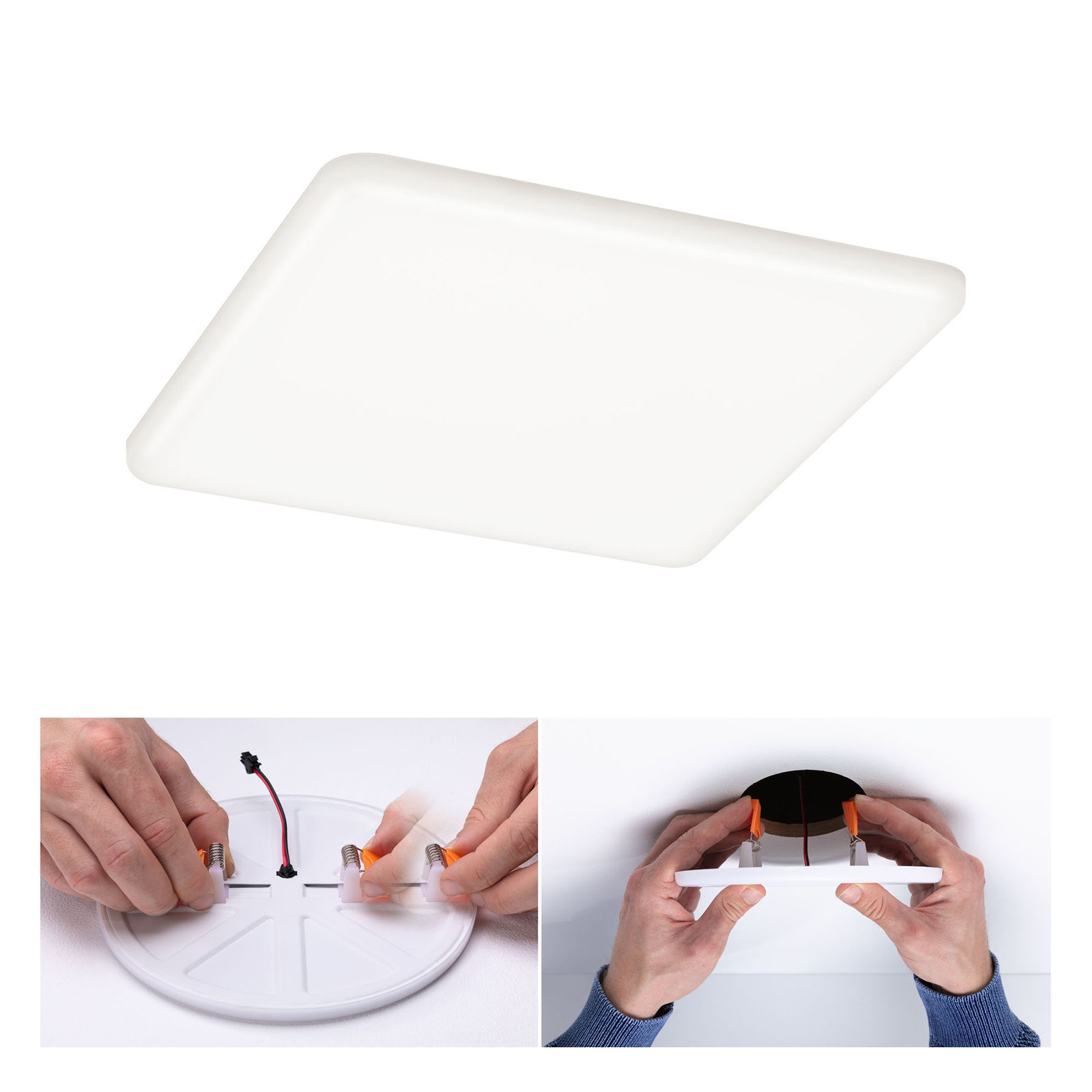Paulmann Veluna LED-Einbauleuchte 4.000K eckig