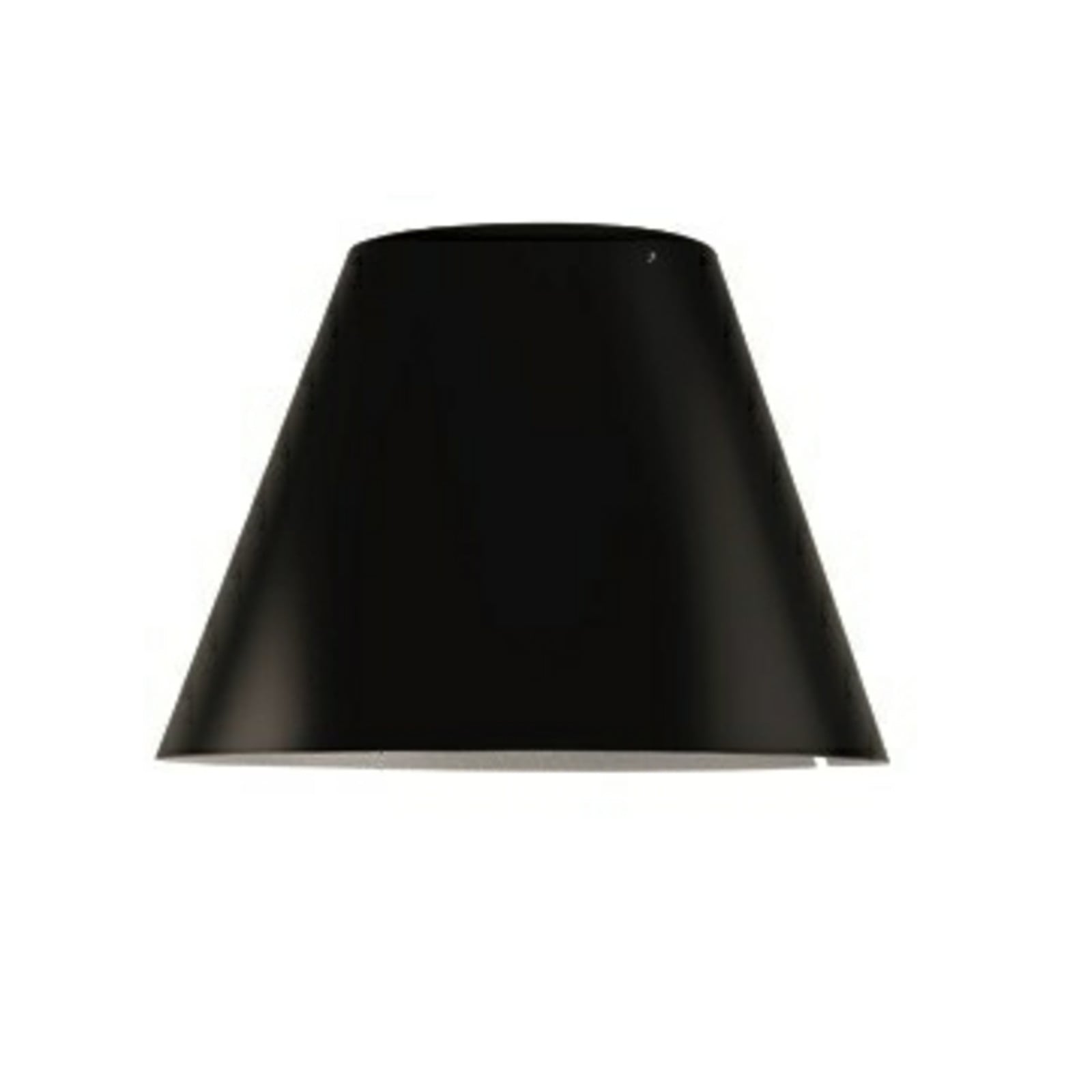 Costanzina Skærm Liquorice Black Luceplan - Plastik