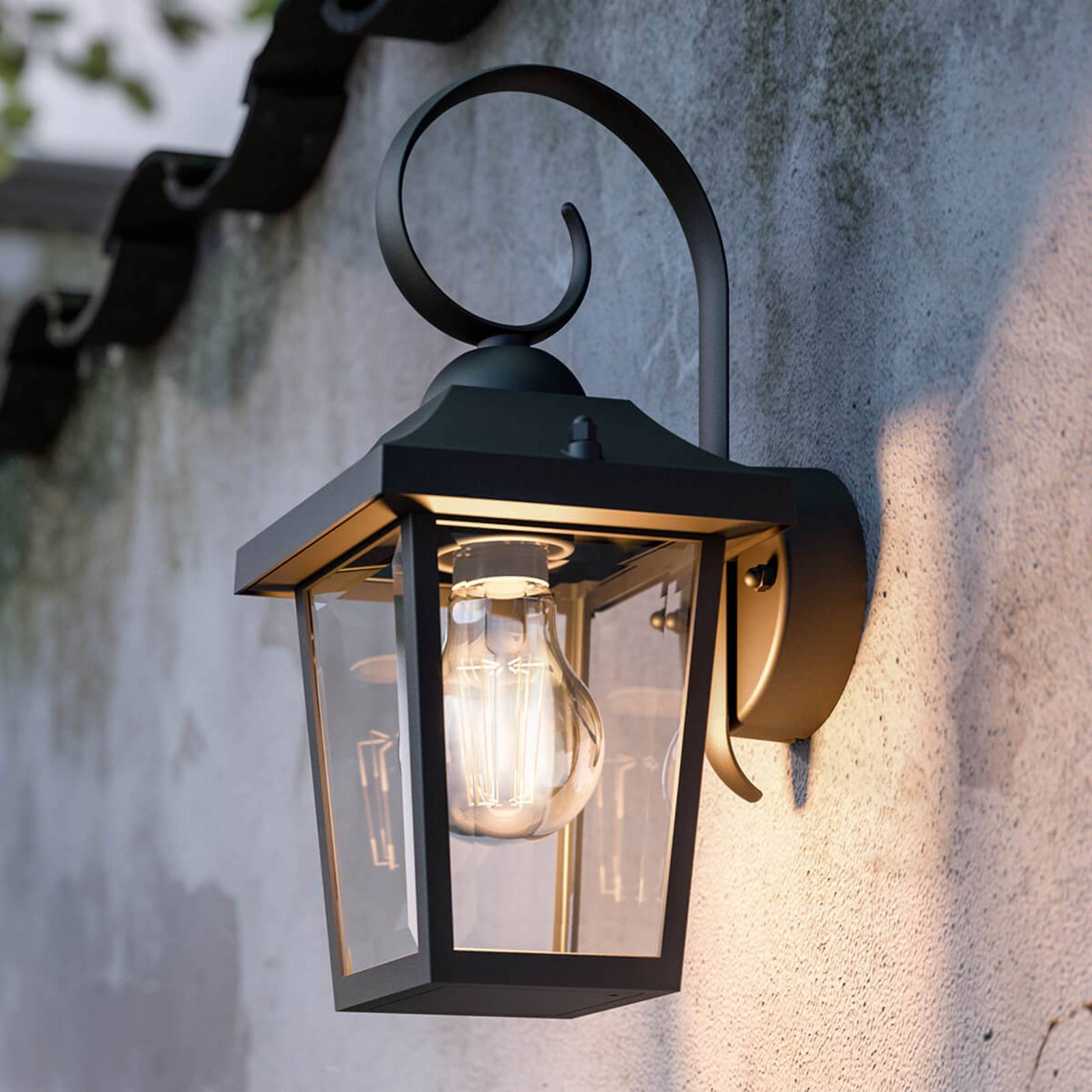 Photos - Floodlight / Street Light Philips Buzzard myGarden - black outdoor wall lamp 