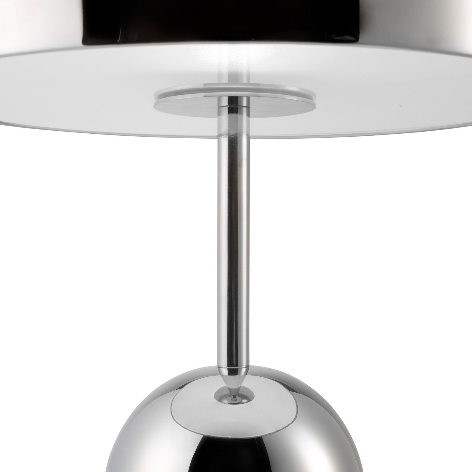 Tom Dixon LED table lamp Bell, silver-coloured, height 43 cm