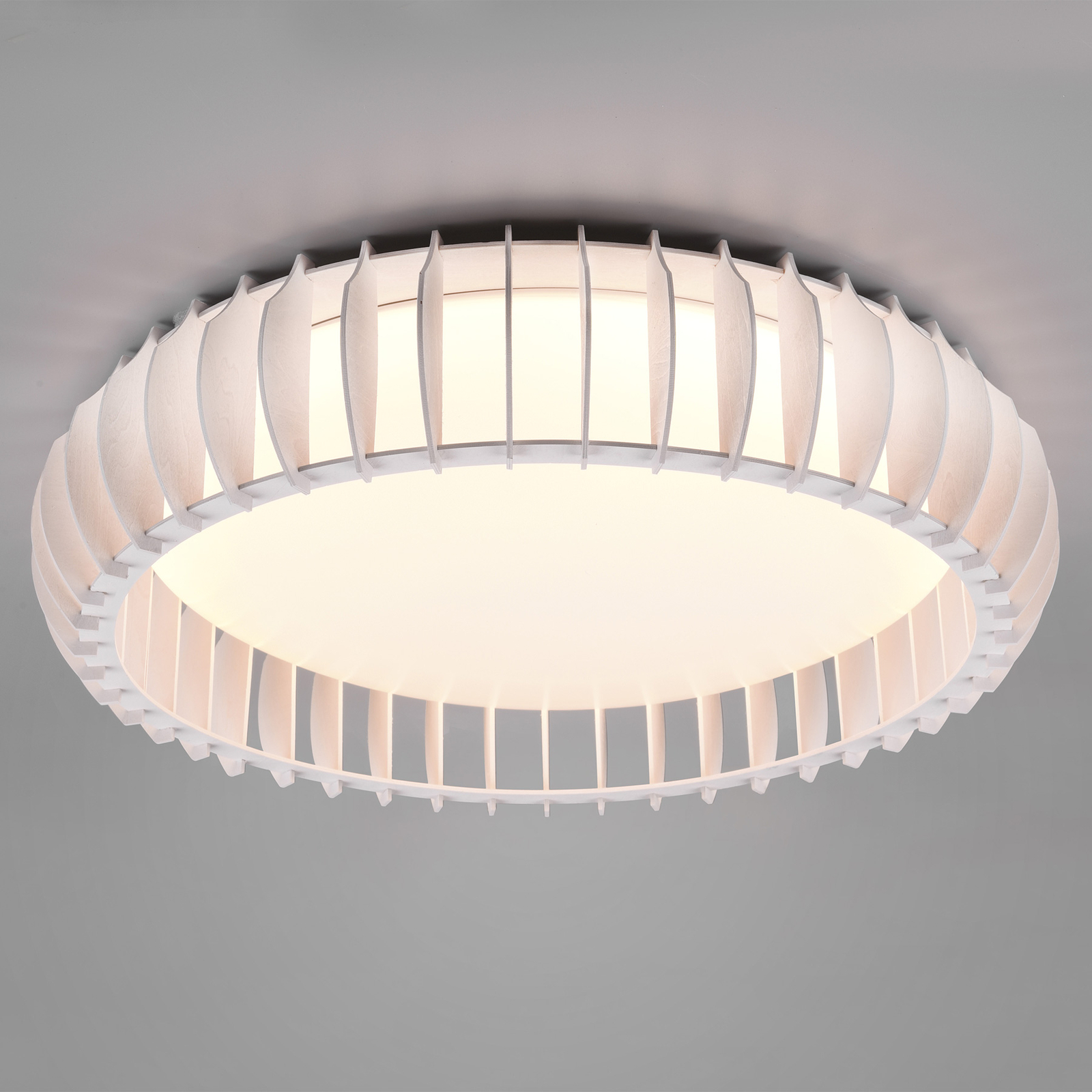 Monte LED ceiling light, CCT, Ø 60 cm, white