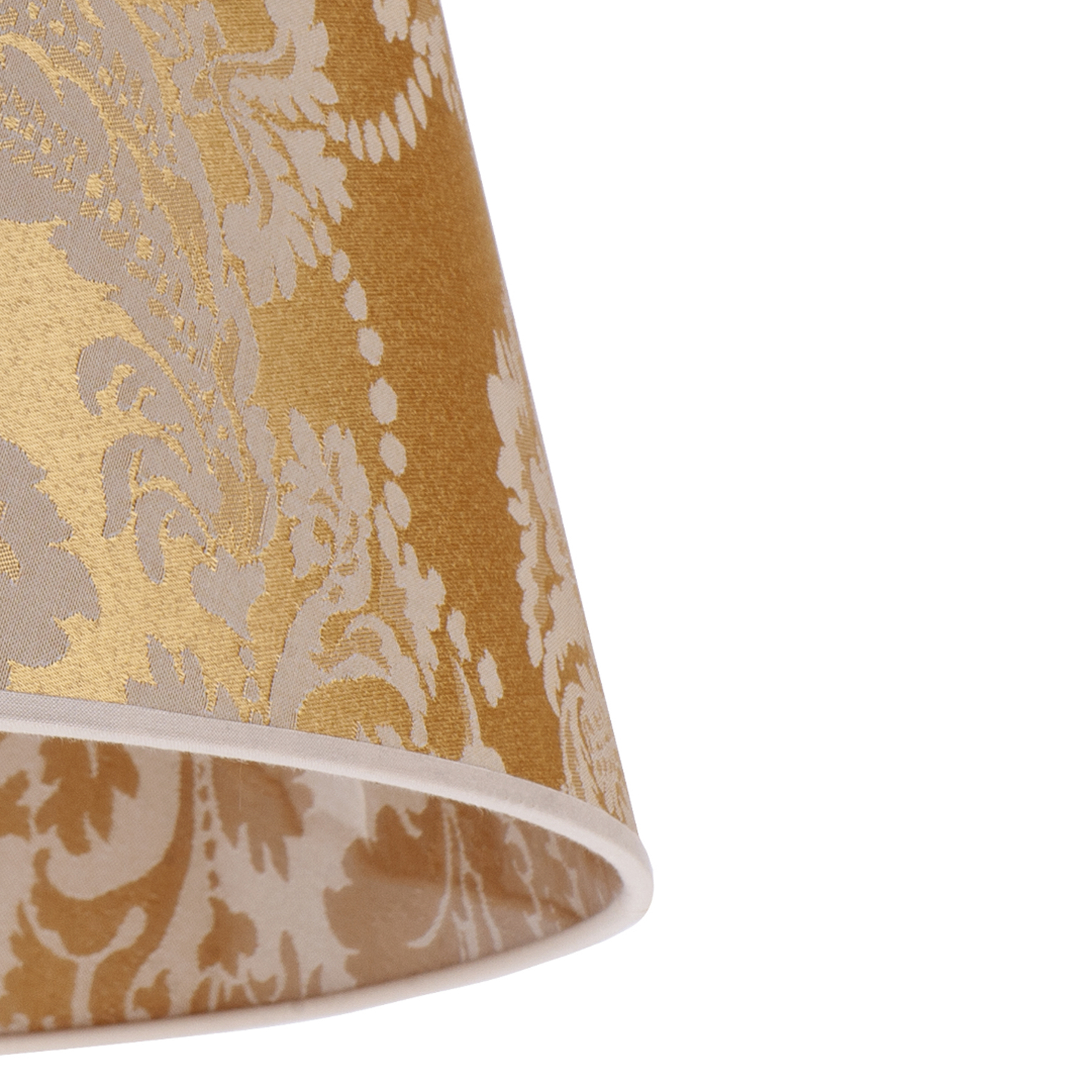 Cone lampshade height 25.5 cm, gold