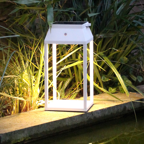 LED-Solar-Laterne Louis, weiß