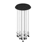 EGLO Stars Of Light LED hanging light Pianopoli black Ø 50 cm