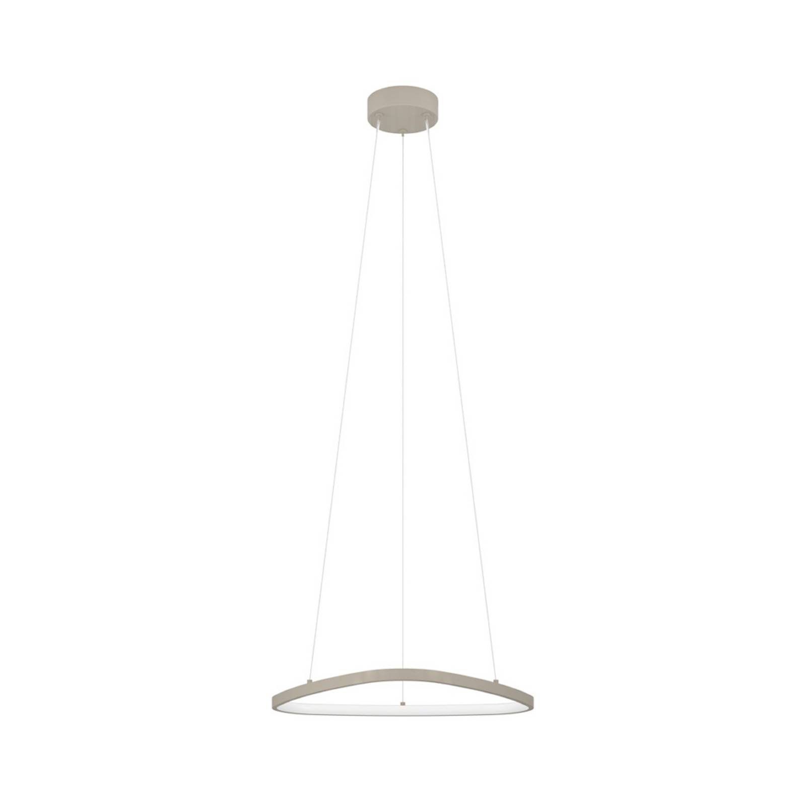 EGLO LED-Hängeleuchte LEPORANO, beige, Ø 54 cm, CCT, Metall
