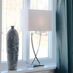 Rydéns Omega asztali lámpa króm/fehér magasság 69cm