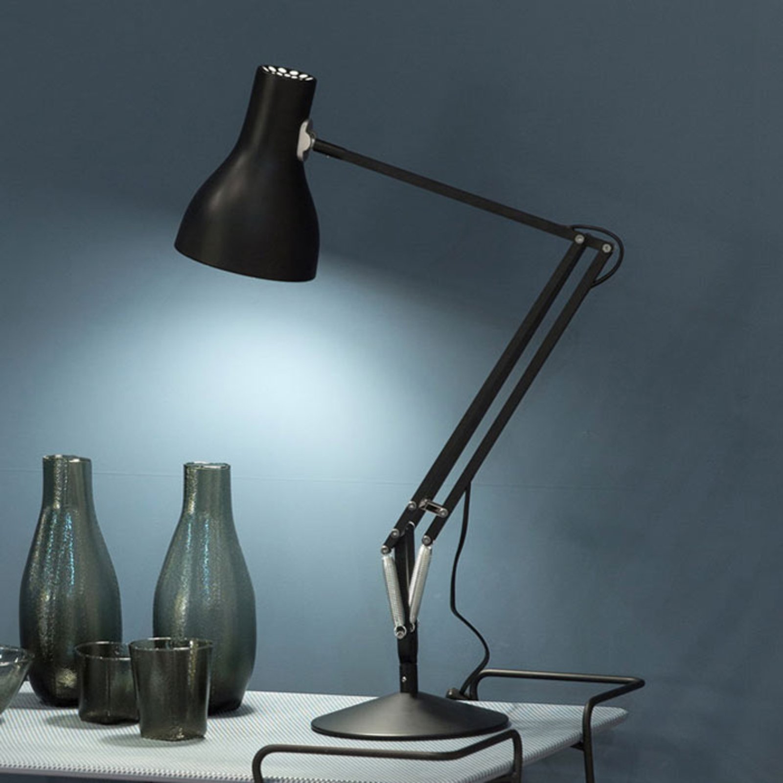 Anglepoise Type 75 lampa stołowa czarna