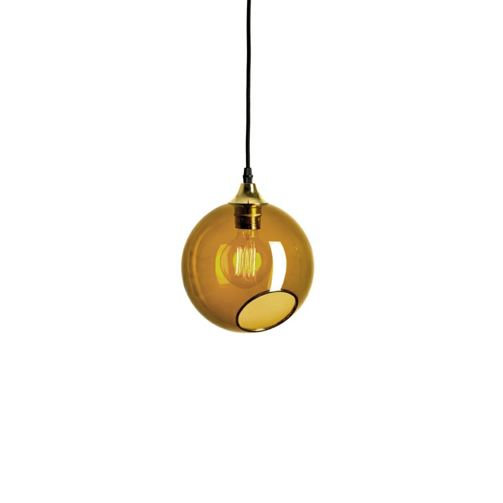 Ballroom Lustră Pendul Amber cu Gold Soclu - Design By Us