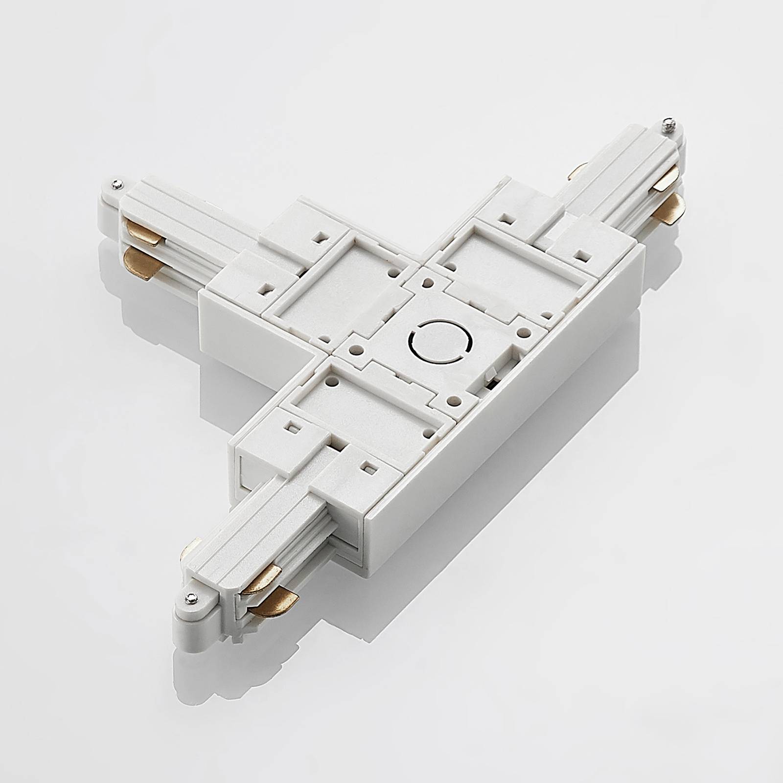 Lindby T-konektor Linaro, biely, 1-fázový systém
