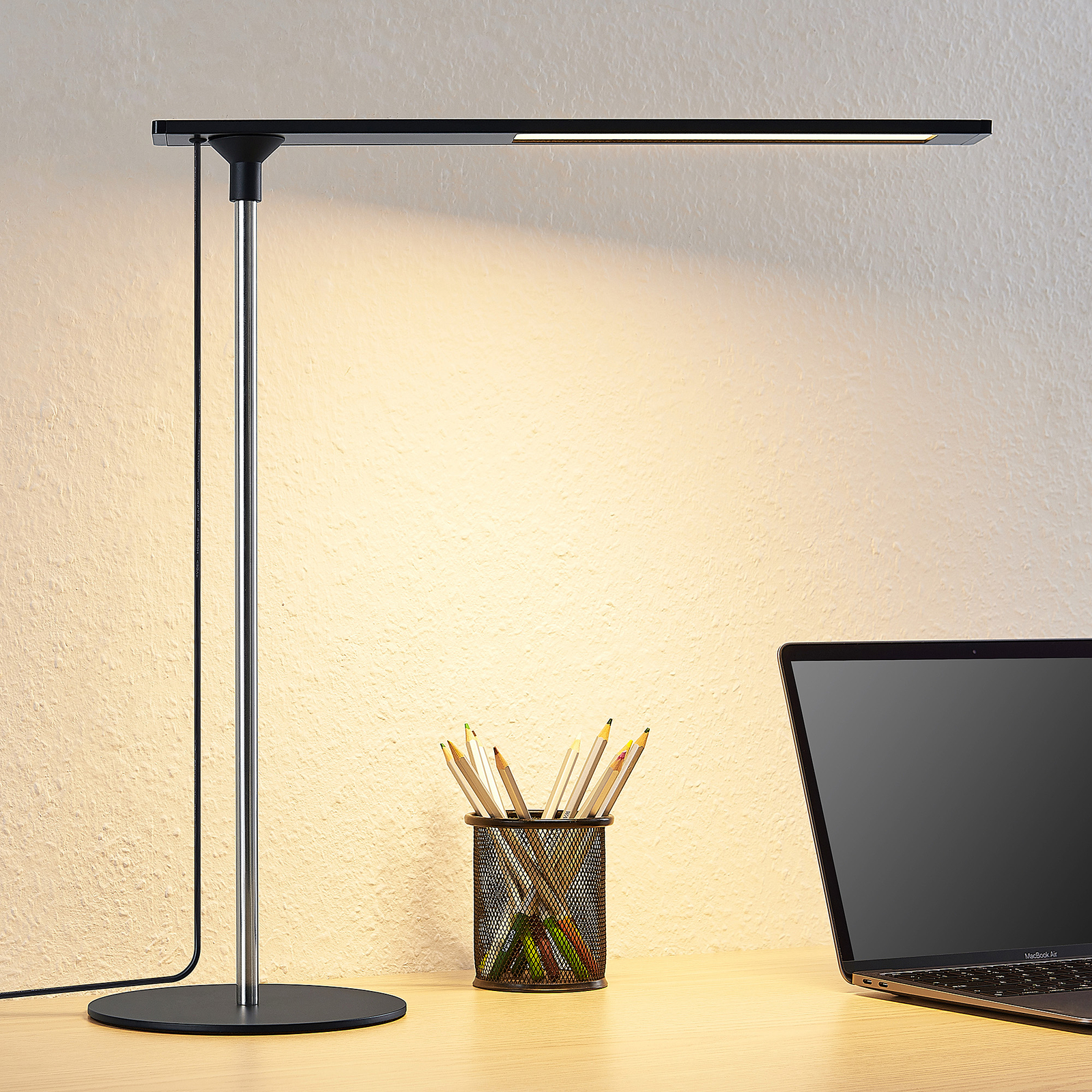 Lucande Pinami lámpara de mesa LED