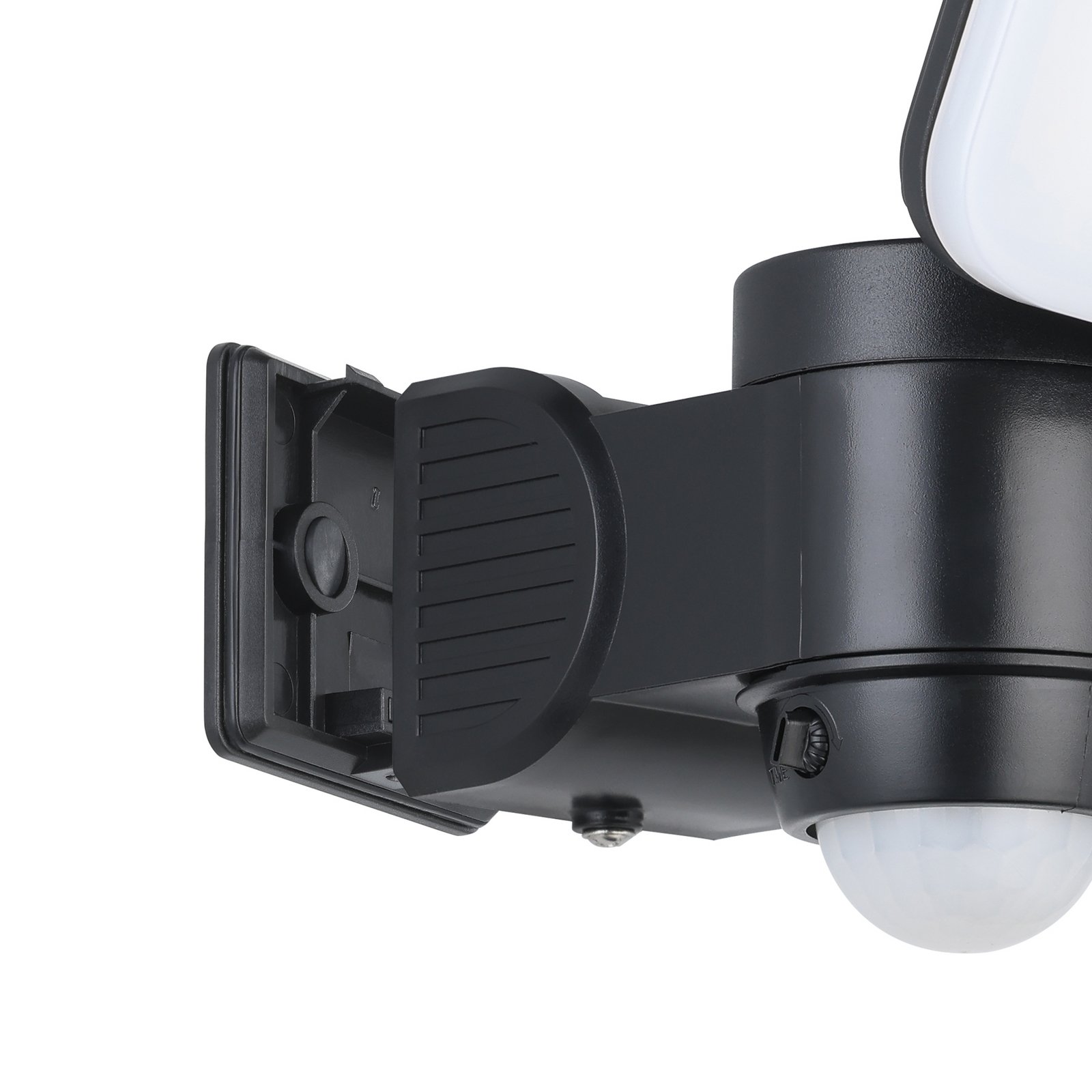 Lampada solare LED Casabas con sensore, nera