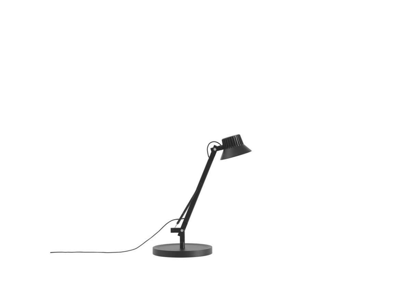 Dedicate Bordlampe S1 Black Muuto - Kontor / arbejdsværelse - Aluminium