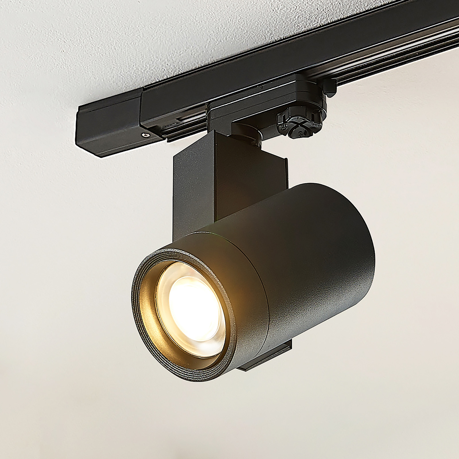 Arcchio Tede LED track light, 20-50°, 32.4 W, for Living / Dining Room, aluminium, plastic, 32.4 W, energy efficiency: A+, L: 15.5 cm, W: 13 cm, H: 28 cm