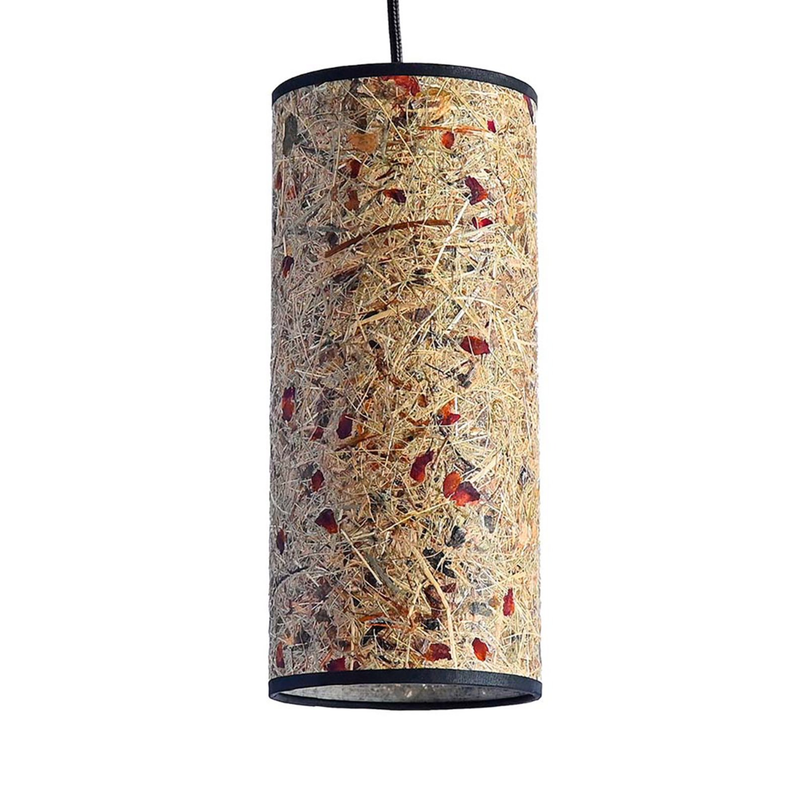 LeuchtNatur Nux hanging light made from alpine hay