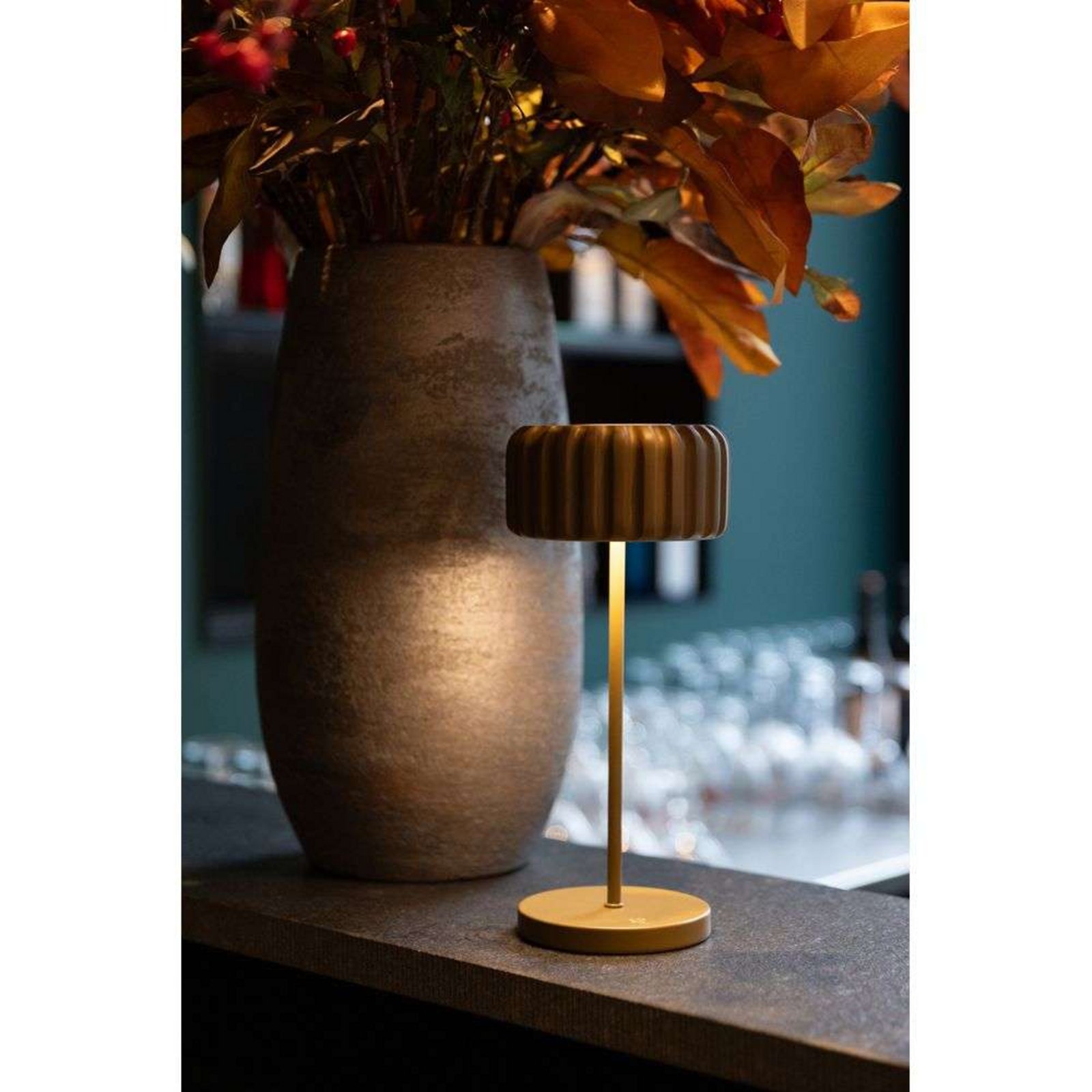 Dentelles Bistro Portable Bordslampa IP44 Clay - Atelier Pierre