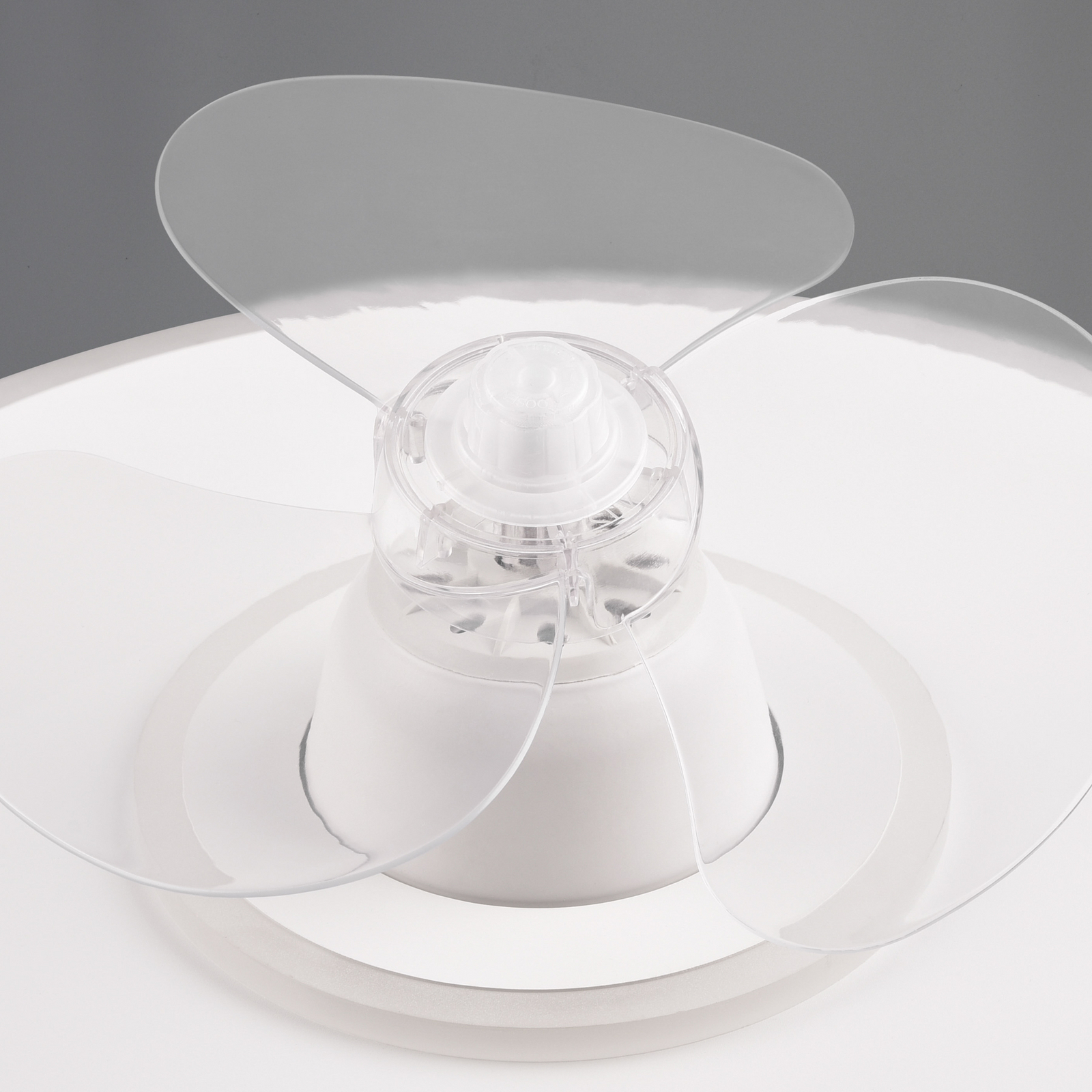 LED-Ventilator Nybro, weiß, DC, leise, Ø 50 cm, CCT, Remote