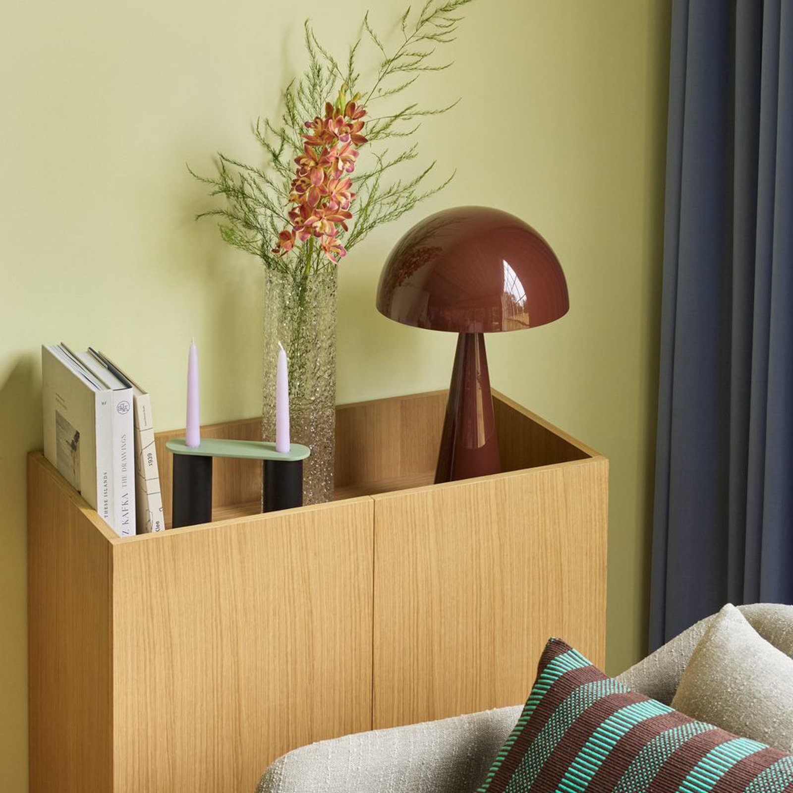 lampe de table Mush, marron, métal, hauteur 50 cm - HÜBSCH lampe de table Mush, marron, métal, hauteur 50 cm - HÜBSCH