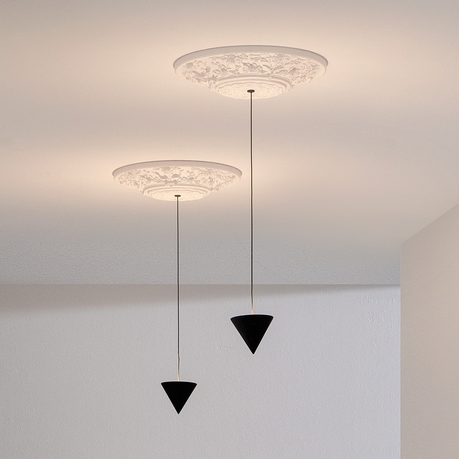 Karman Moonbloom LED-Hängeleuchte, einflammig