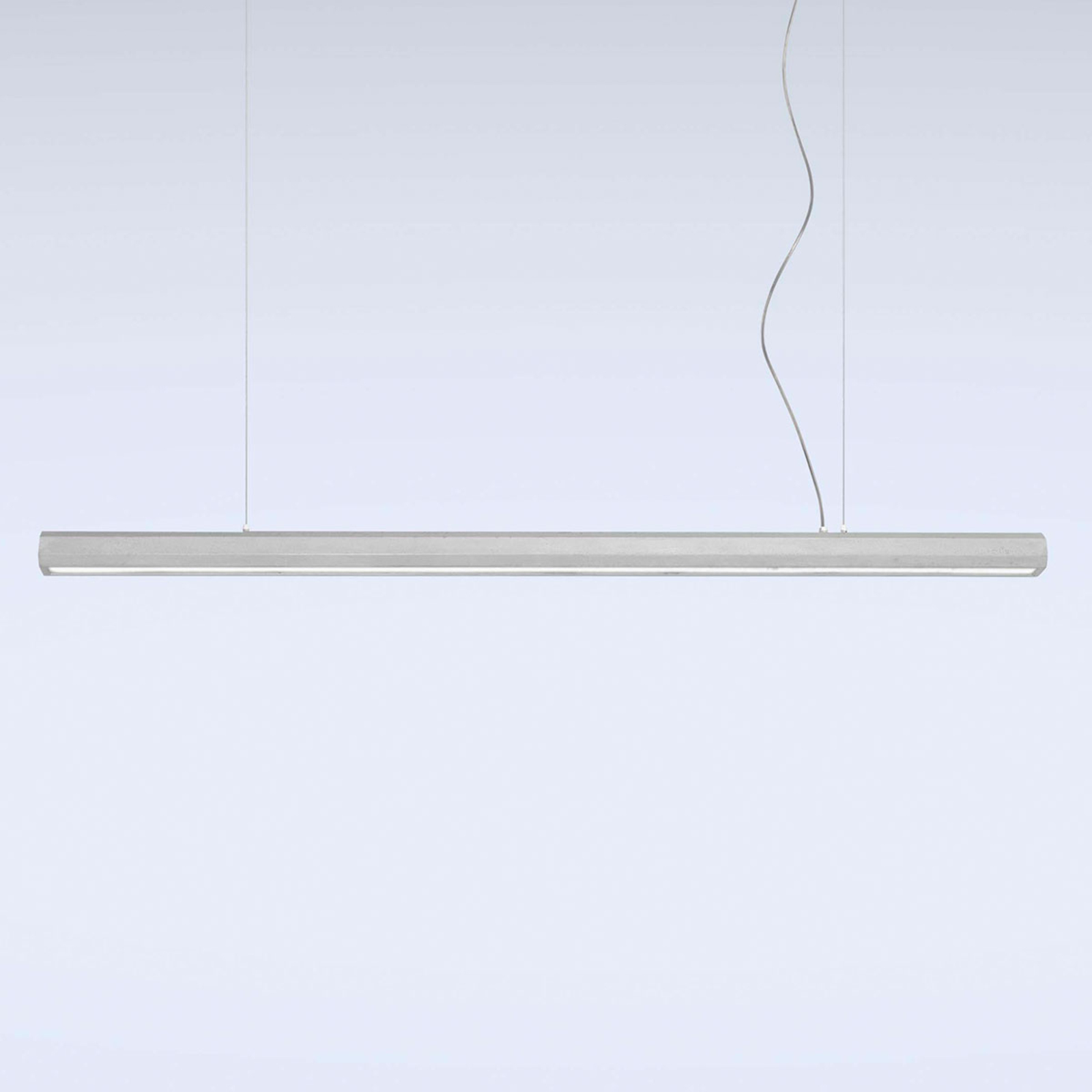LED viseća svjetiljka Materica greda 150 cm beton