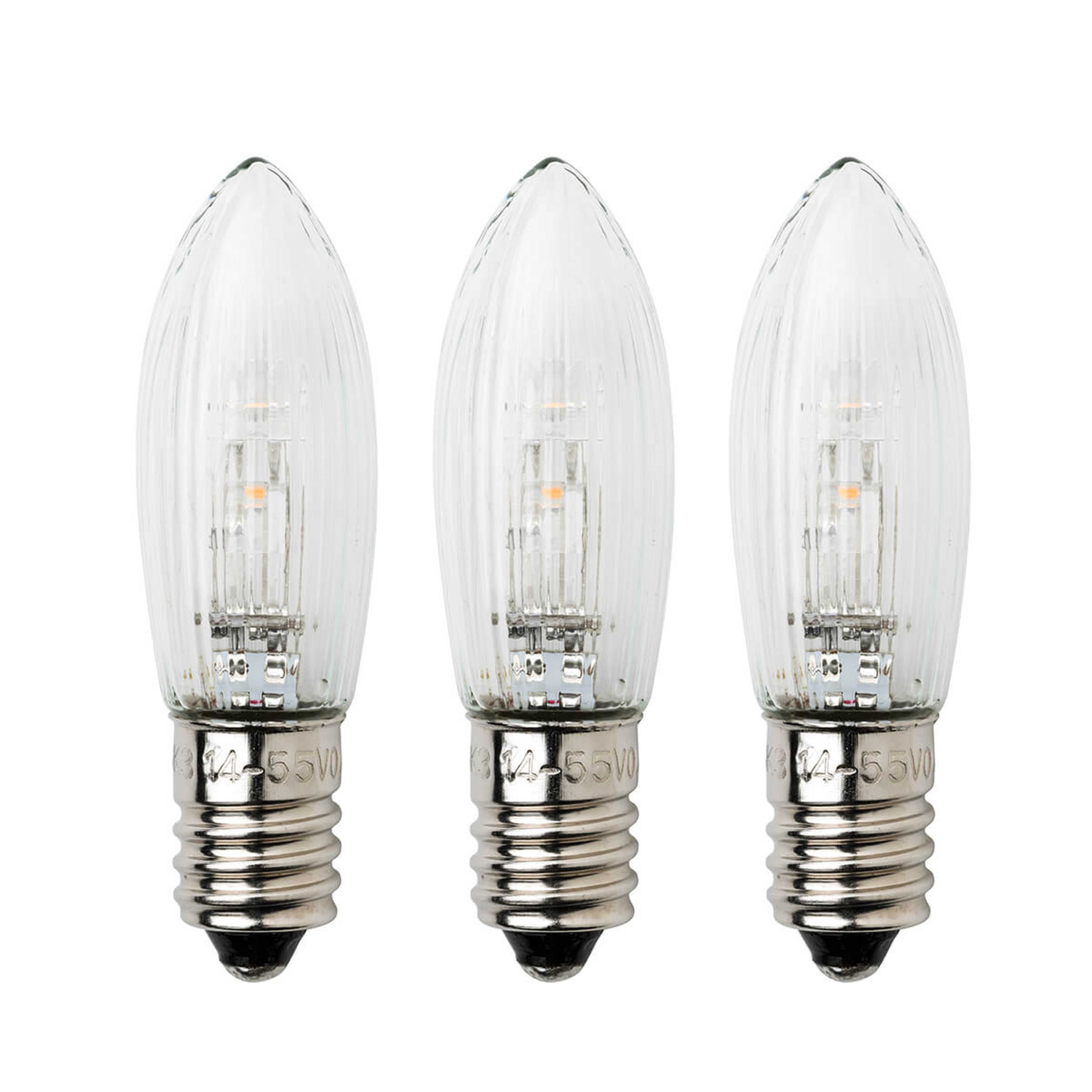 E10 0,3W 24V Ersatzlampen 3er Pack
