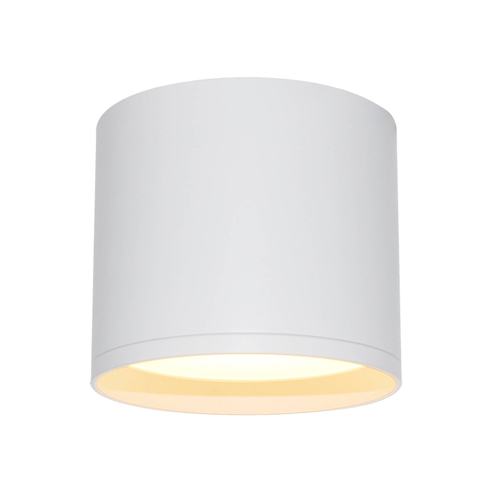 Lindby Nivoria LED-spotlight Ø 12 cm sandhvit