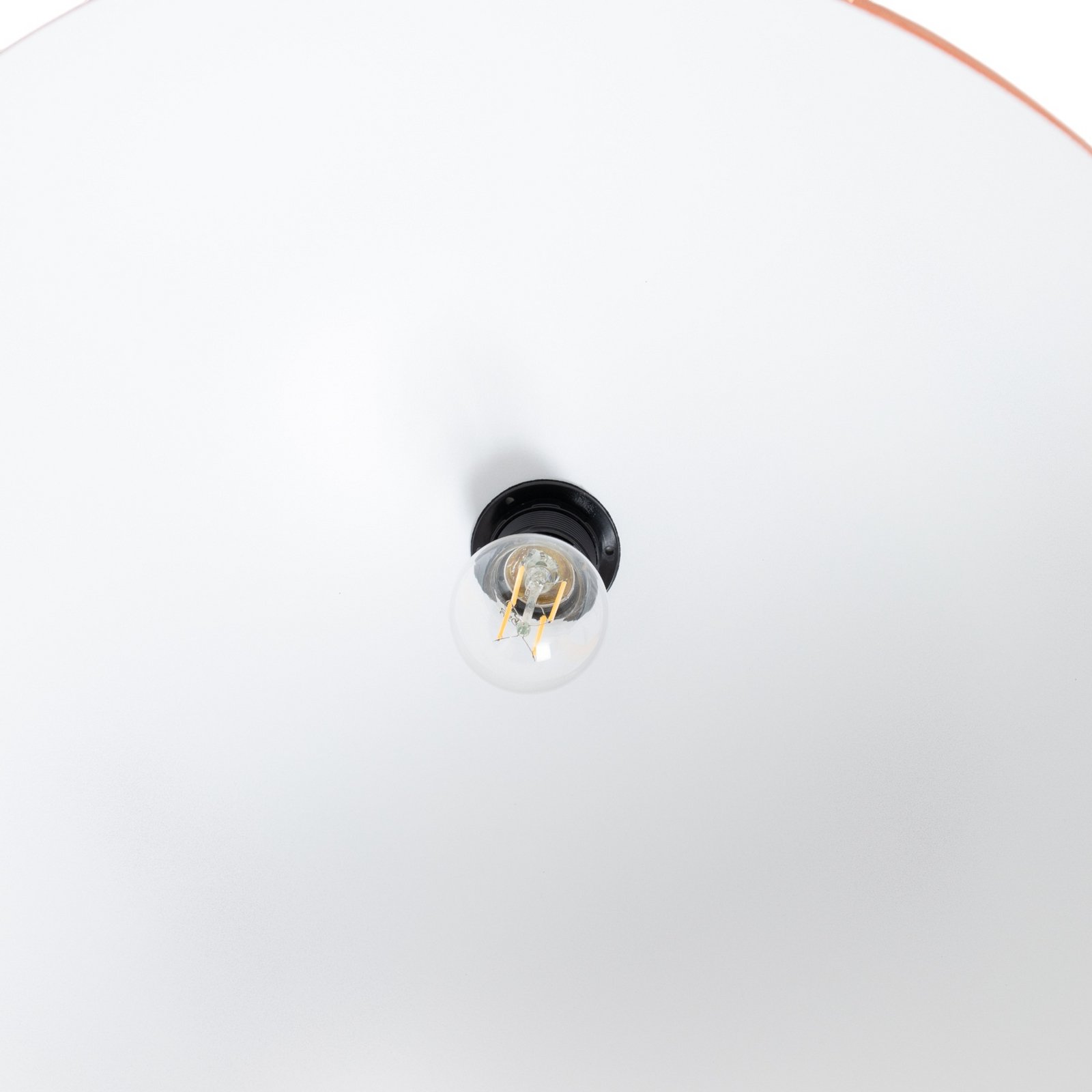 Hengelampe Kure, oransje, metall, Ø 60 cm, E27 Hengelampe Kure, oransje, metall, Ø 60 cm, E27