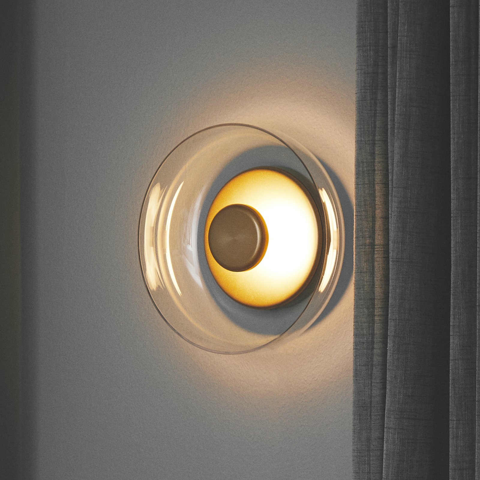 Nuura Blossi Wall/Ceiling LED-vegglampe, klar