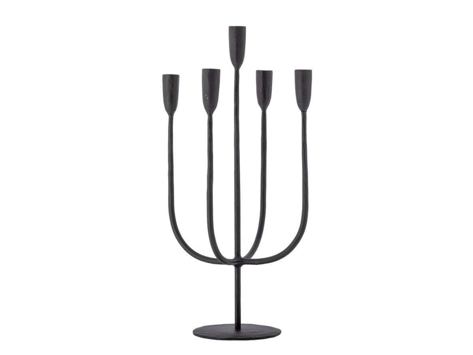 Izma Candle Holder Black  - Bloomingville