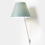 Luceplan Costanza vägglampa D13a, aluminium/grön