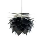 Candeeiro suspenso pequeno Dyberg Larsen Illumin, preto, Ø 35 cm