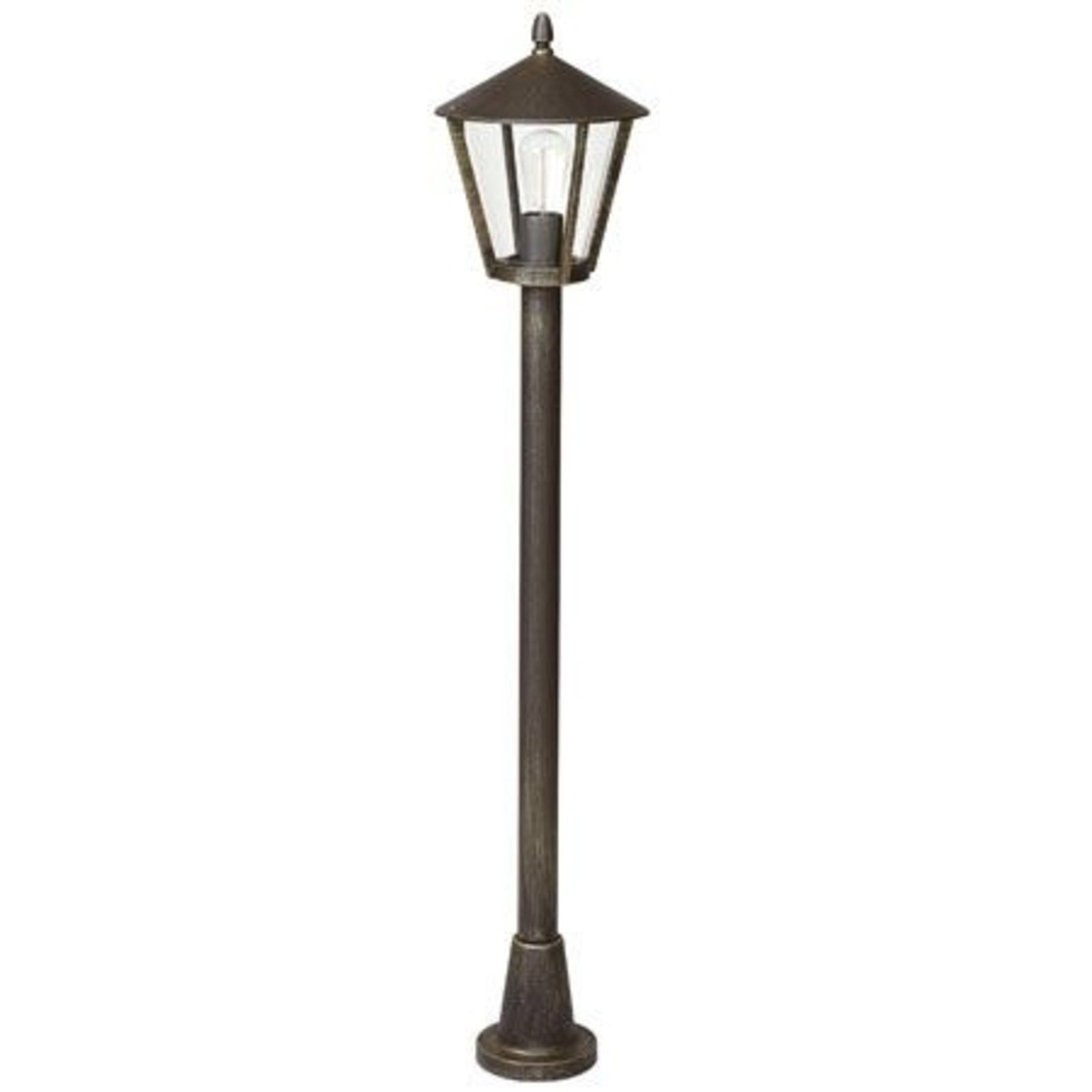 Country house lamp post 677, brown
