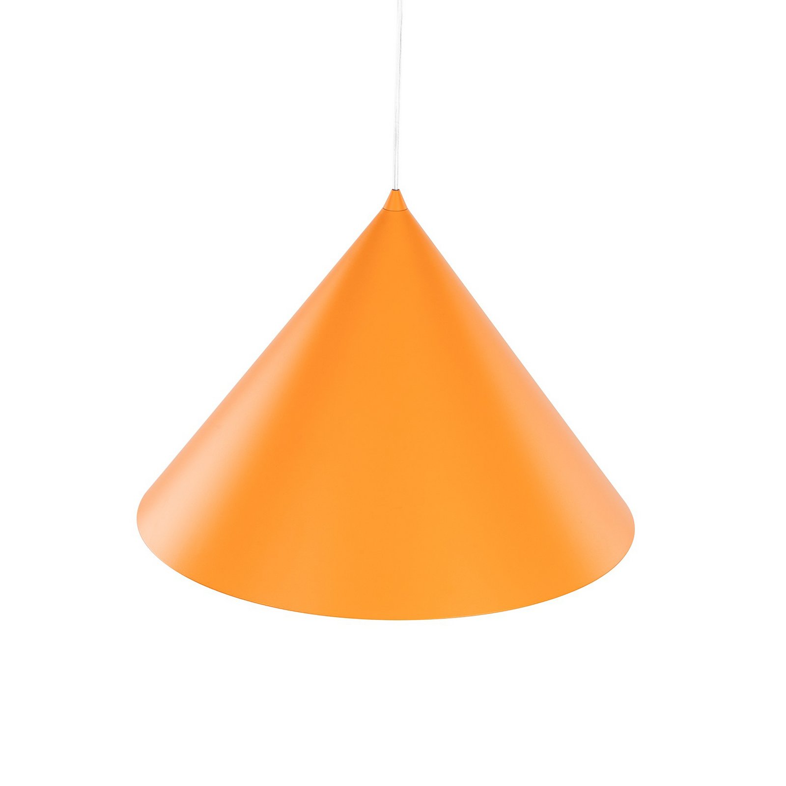 Závěsné světlo Cono, 1 žárovka, Ø 50 cm, oranžové, E27